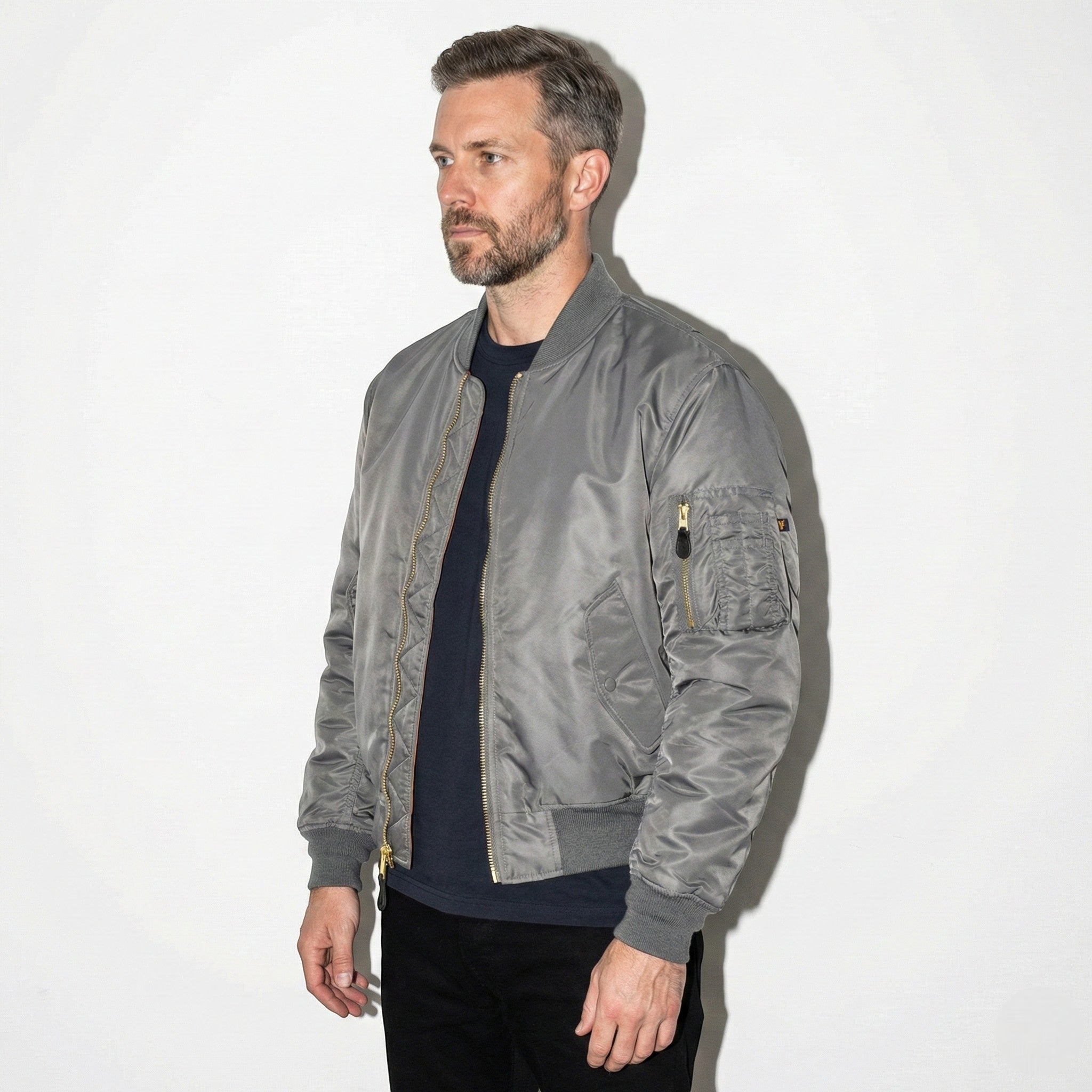 Oliver - Unisex Classic Bomber Jacket with Utility Pocket