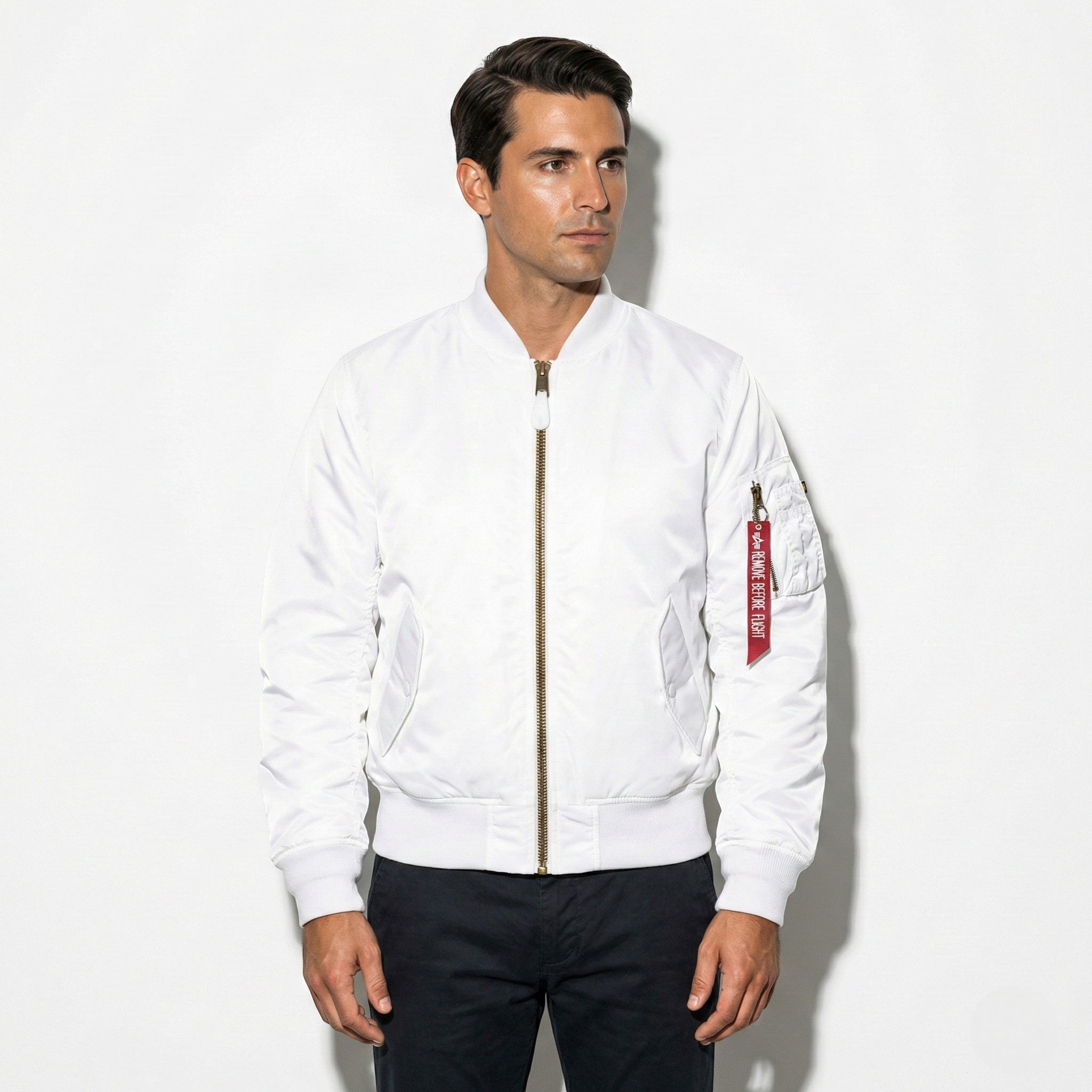 Oliver - Unisex Classic Bomber Jacket with Utility Pocket