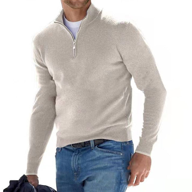 Leon – Long Sleeve Zip Jumper