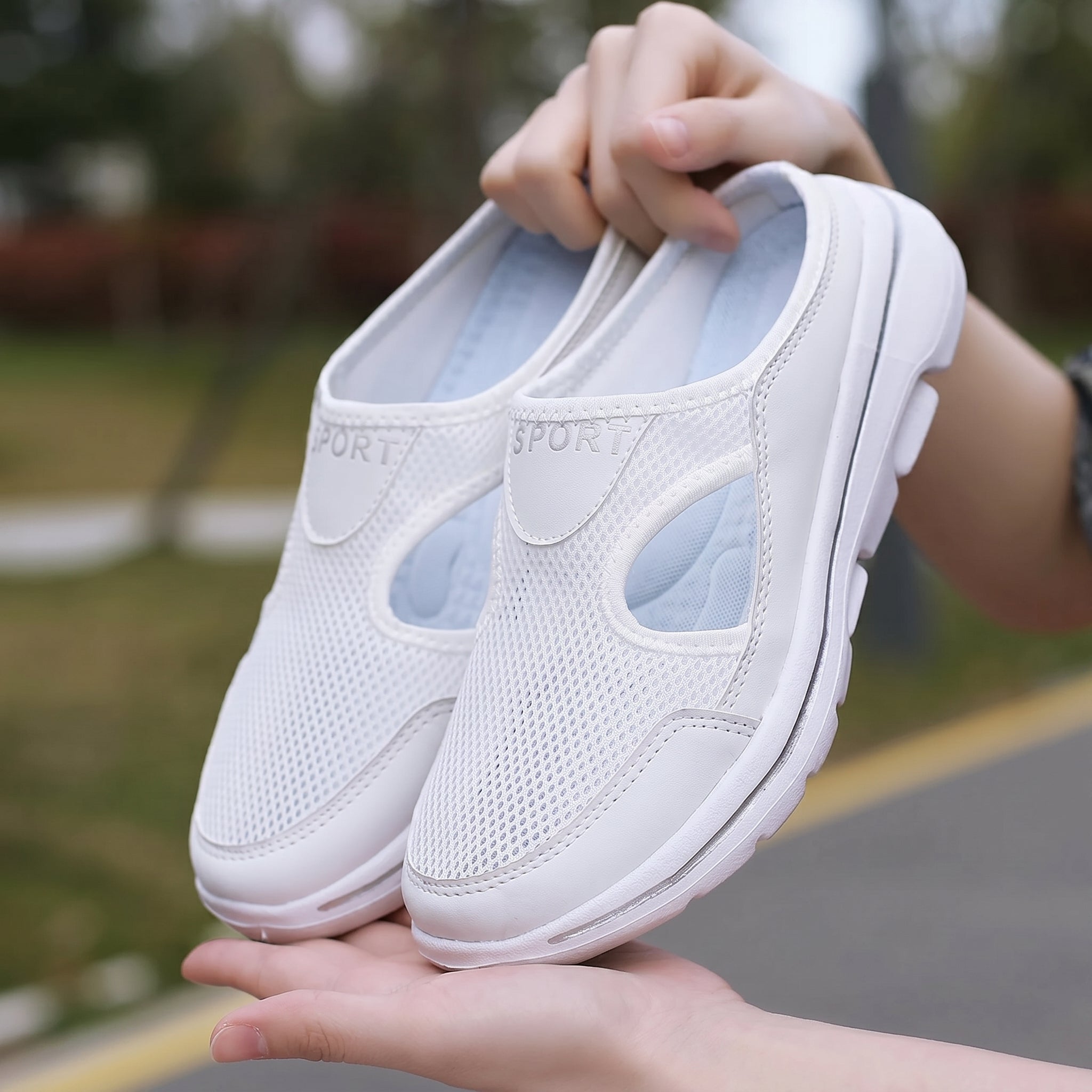 Jordan - Men's Orthopedic Cut-Out Sport Mules