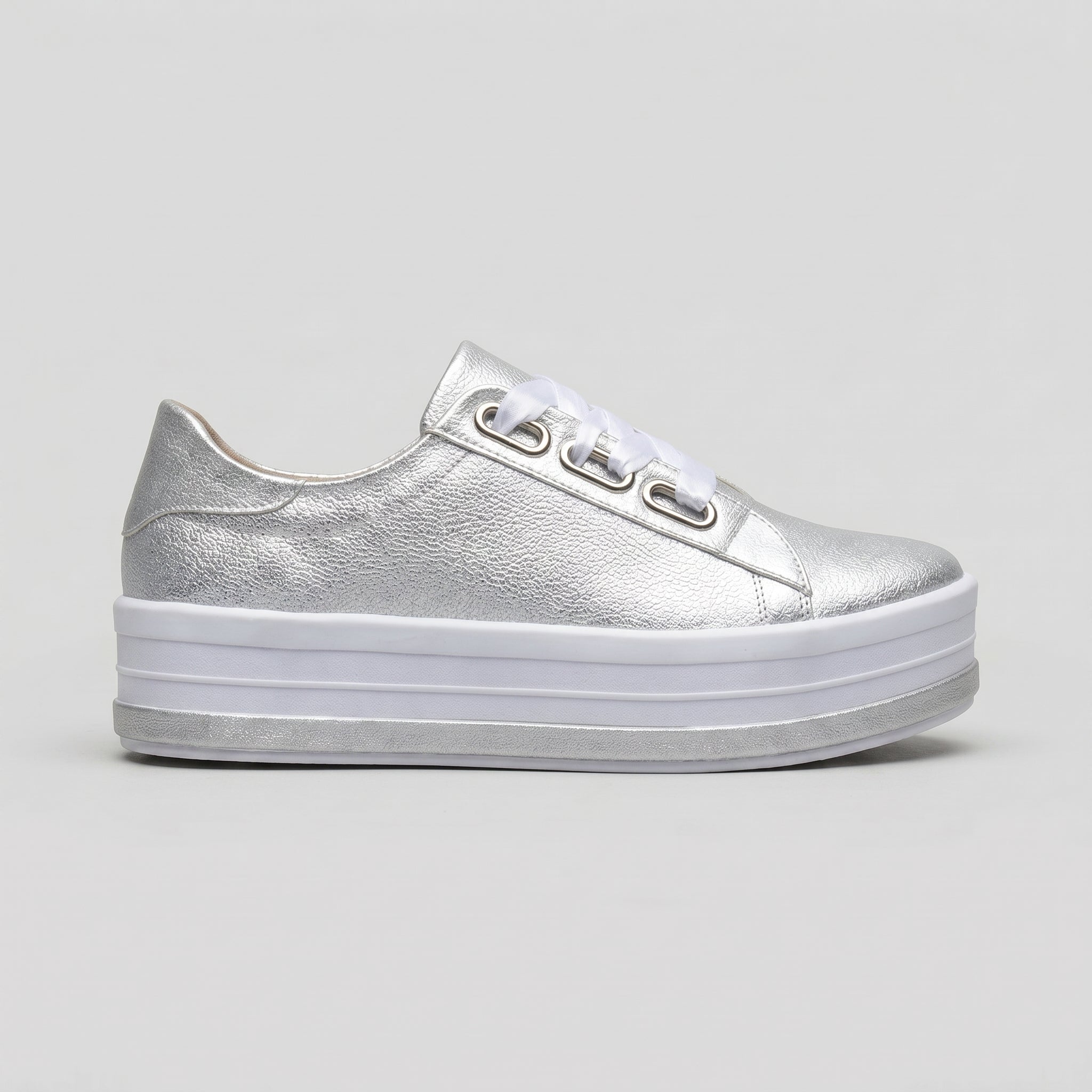 Carina - Women's Lace-Up Ribbon Bow Low-Top Sneaker