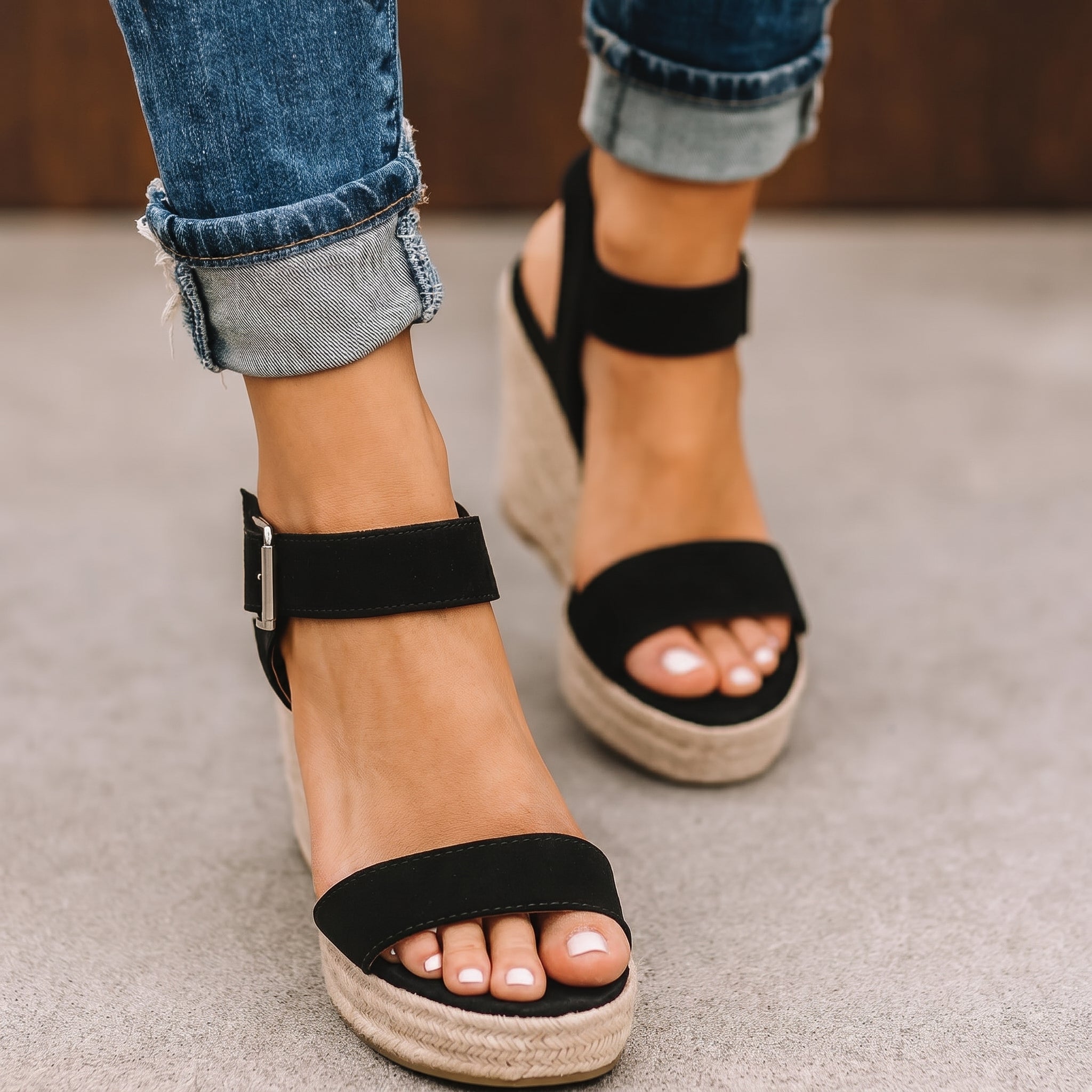 Nina - Women's Espadrille Wedge Sandals