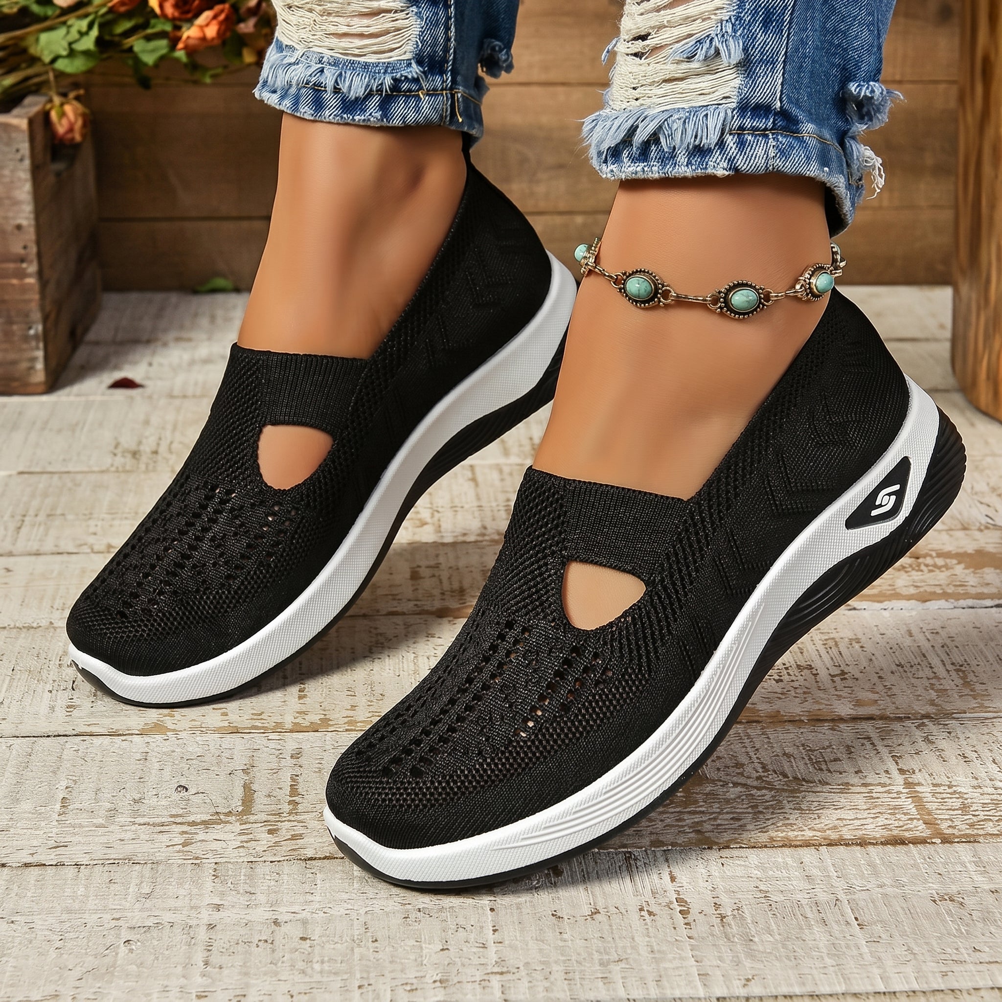 Alice - Women's Orthopedic Breathable Slip-On Sneaker