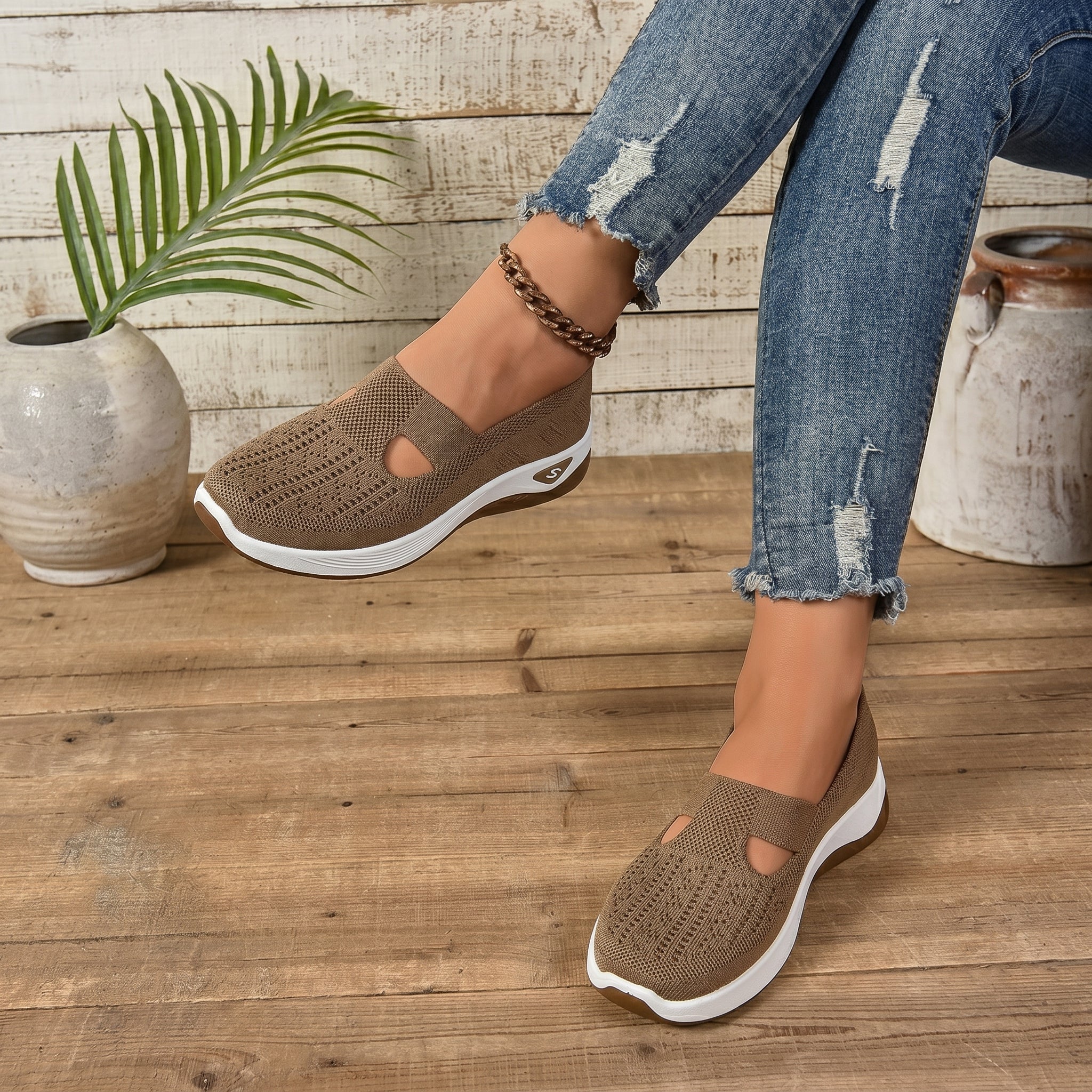 Alice - Women's Orthopedic Breathable Slip-On Sneaker
