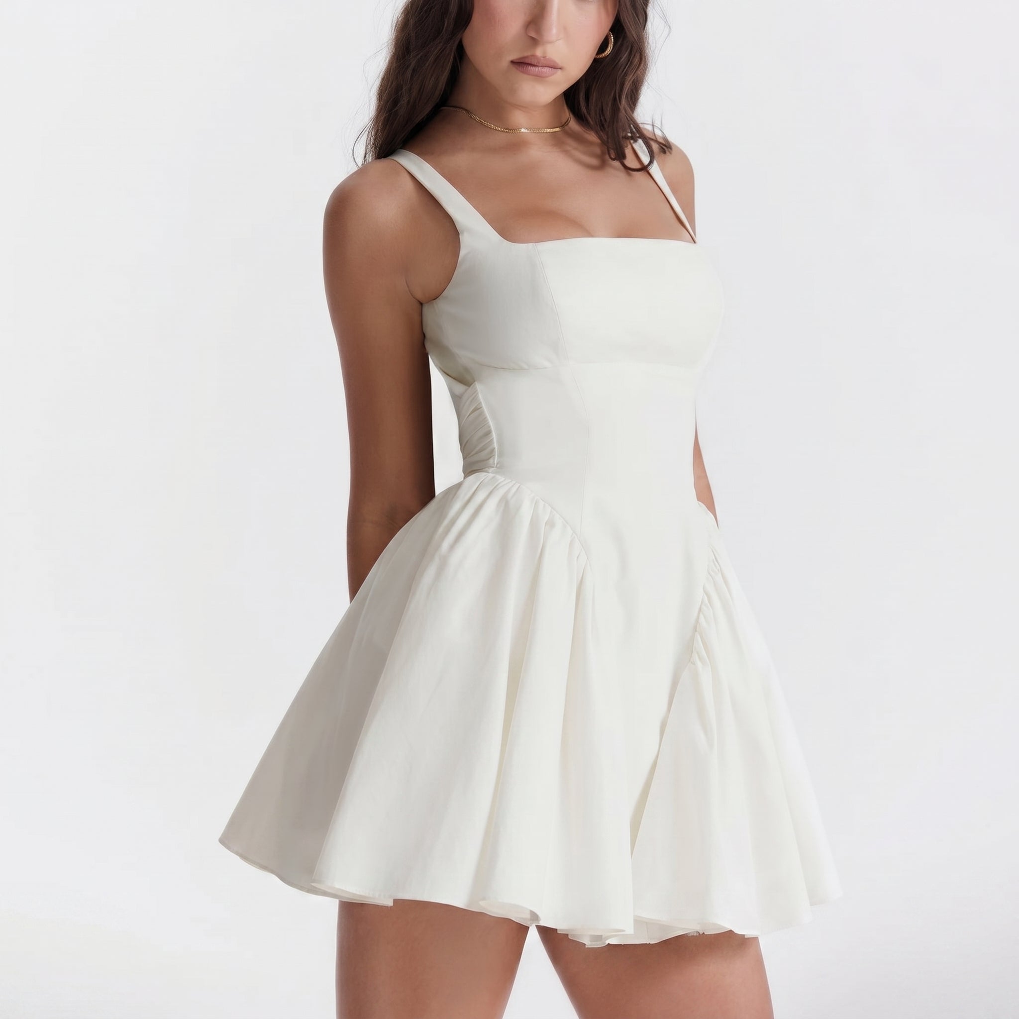Freya - Women's Summer Backless Bow Party Mini Dress