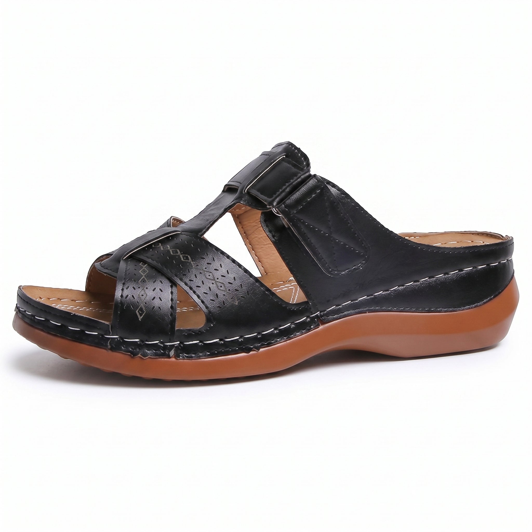 Anelie - Women's Orthopedic Slip-On Wedge Sandals