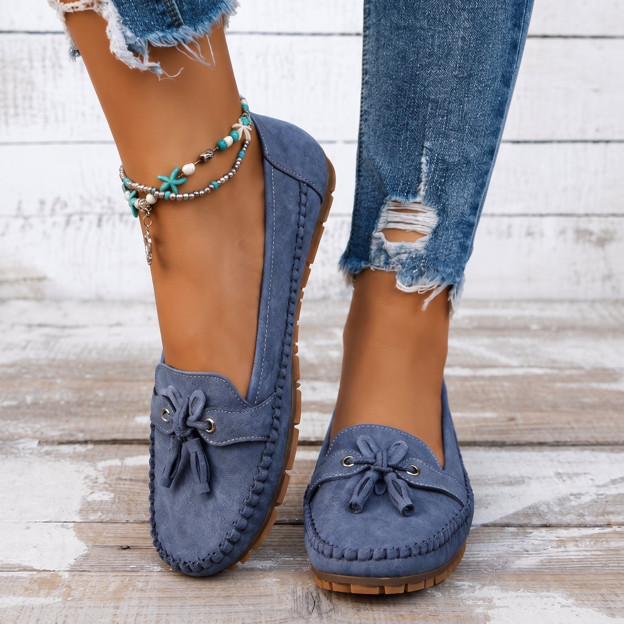 Leni - Women's Orthopedic Tassel Moccasin Loafers