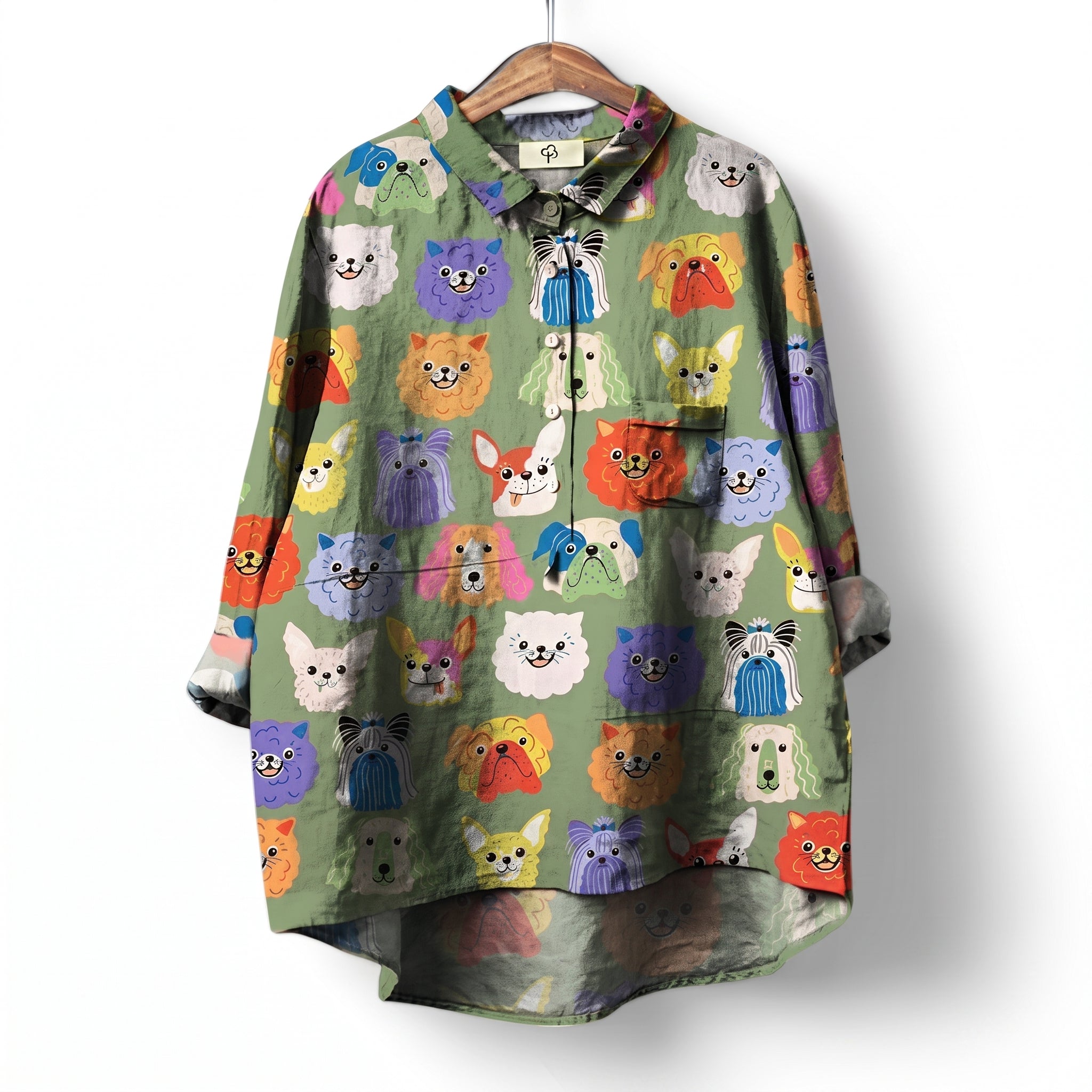 Olivia - Women's Summer Print Long Sleeve Blouse