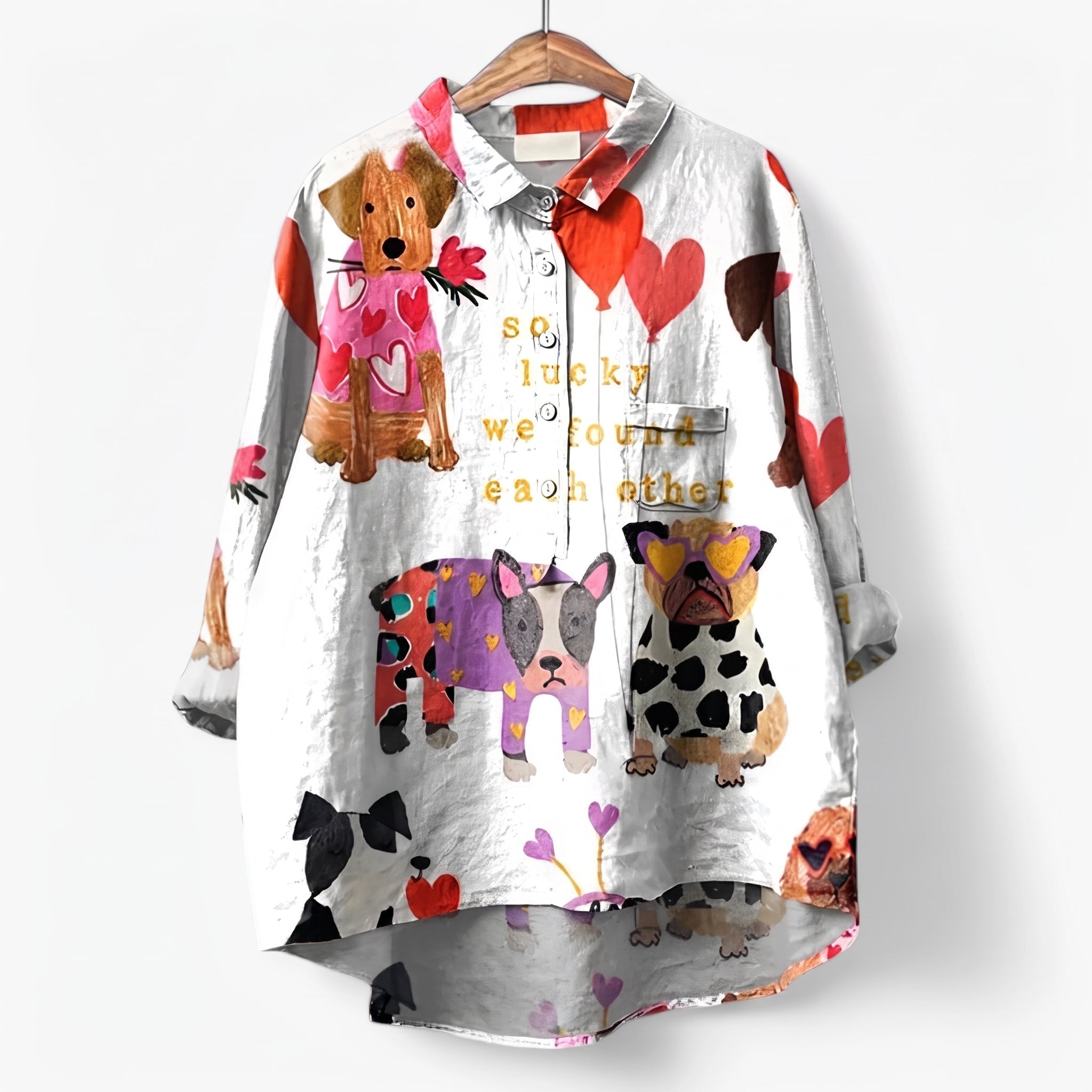 Olivia - Women's Summer Print Long Sleeve Blouse