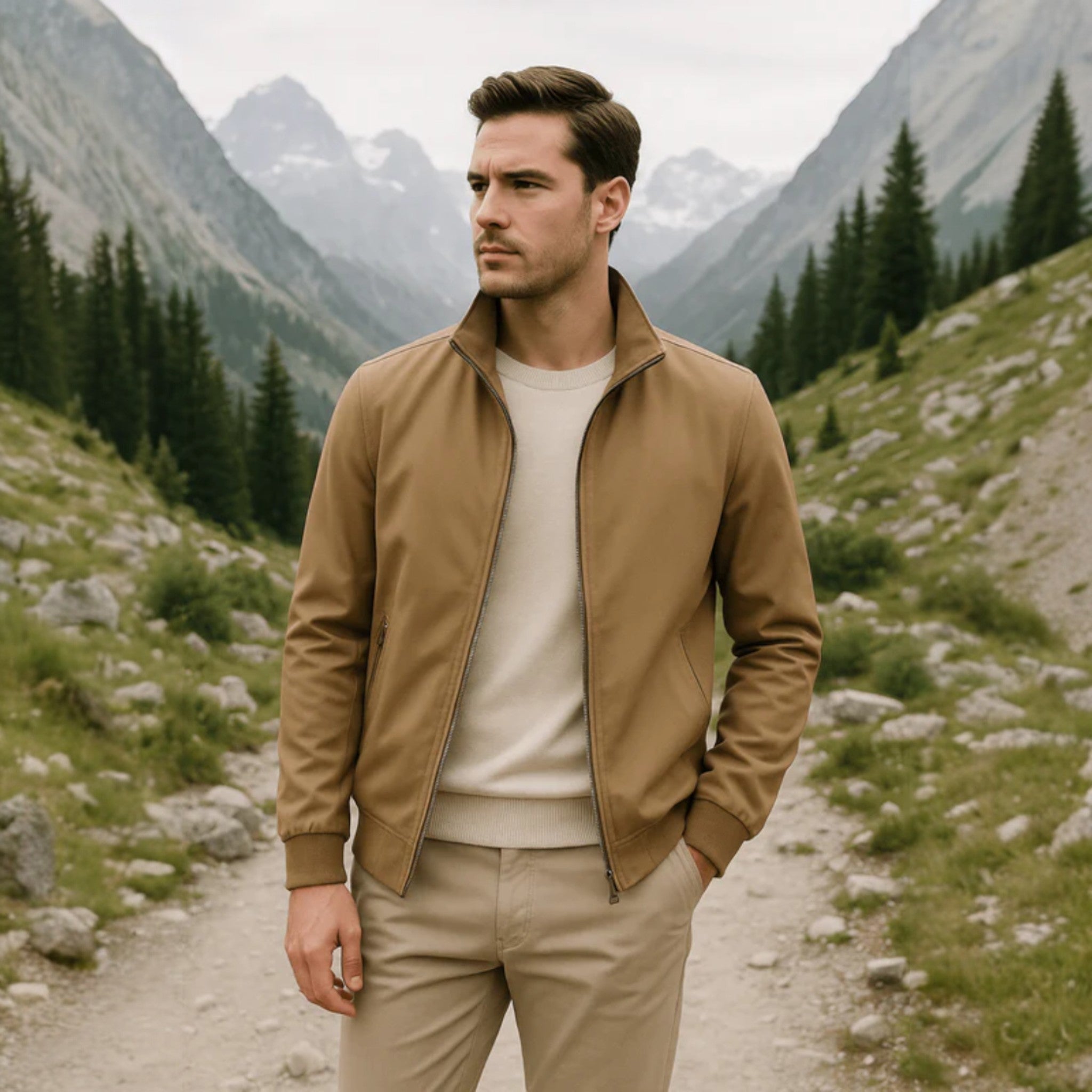 Adam – Lightweight Windproof Harrington Transition Jacket