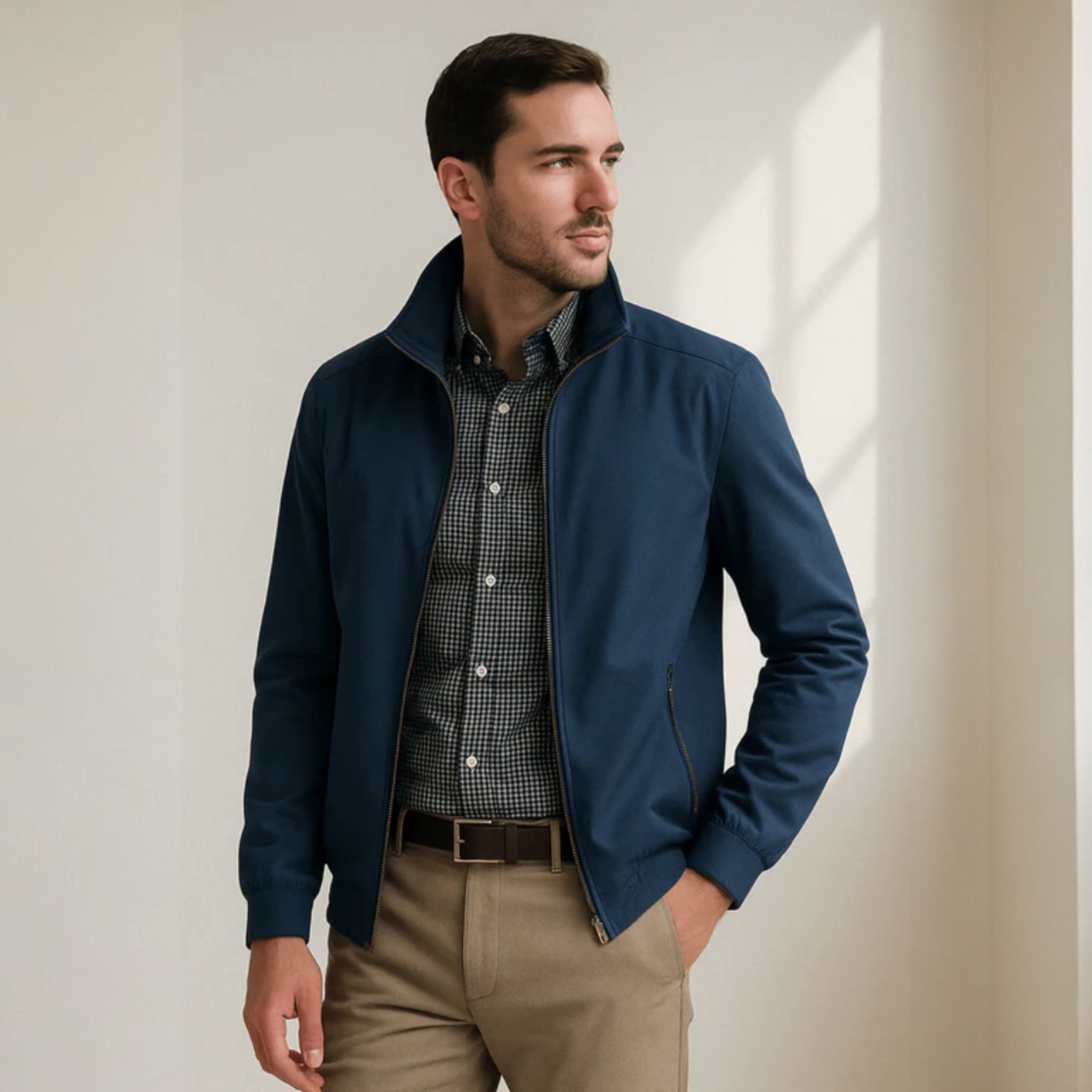 Adam – Lightweight Windproof Harrington Transition Jacket