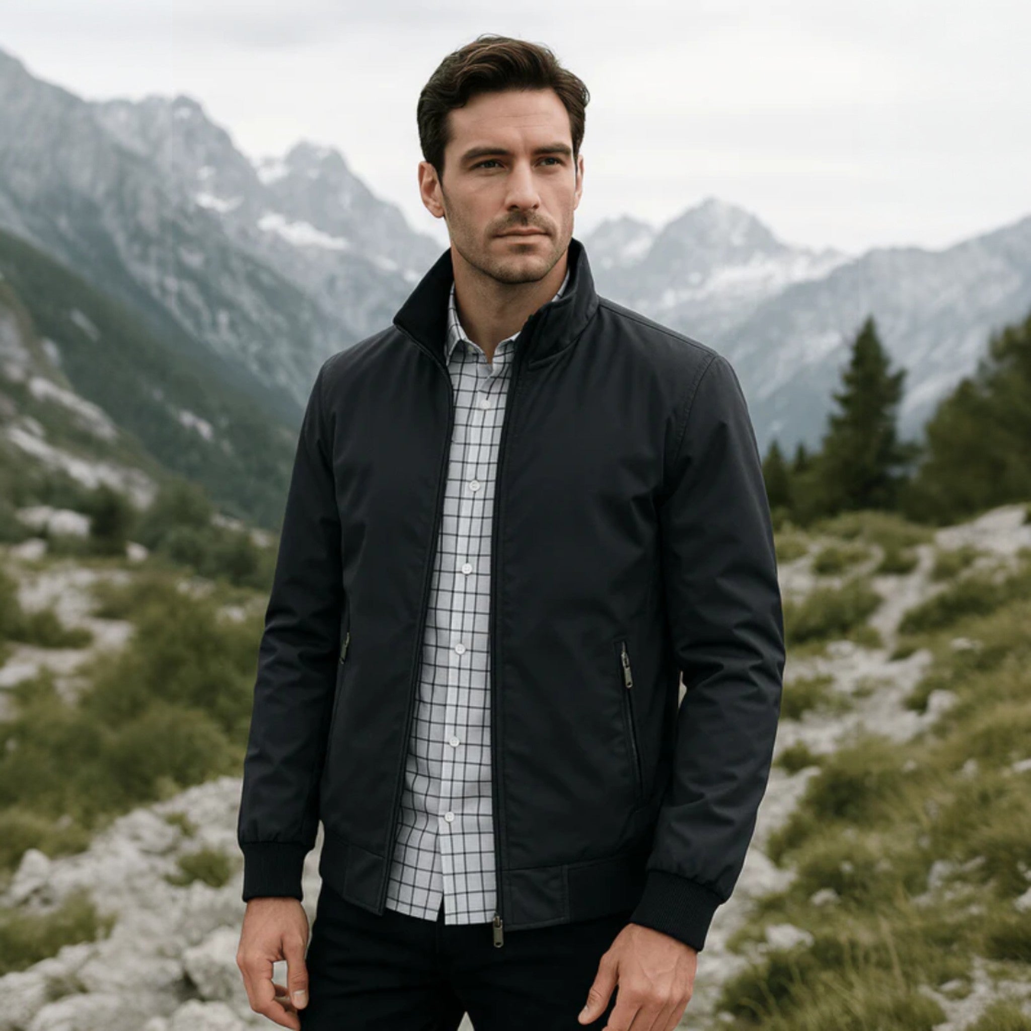 Adam – Lightweight Windproof Harrington Transition Jacket