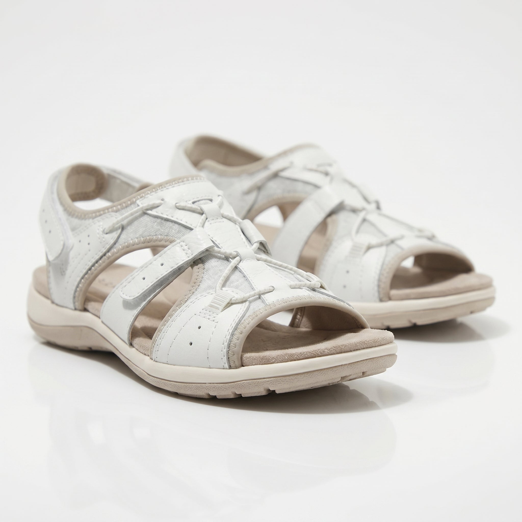 Alice - Women's Orthopedic Sandals - Sandals - White - Parker&Brooks