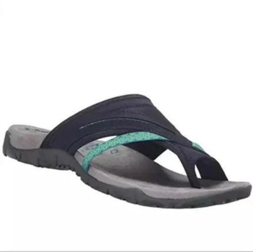 Alice - Women's Orthopedic Toe Post Sandals - Sandal - Blue - Parker&Brooks