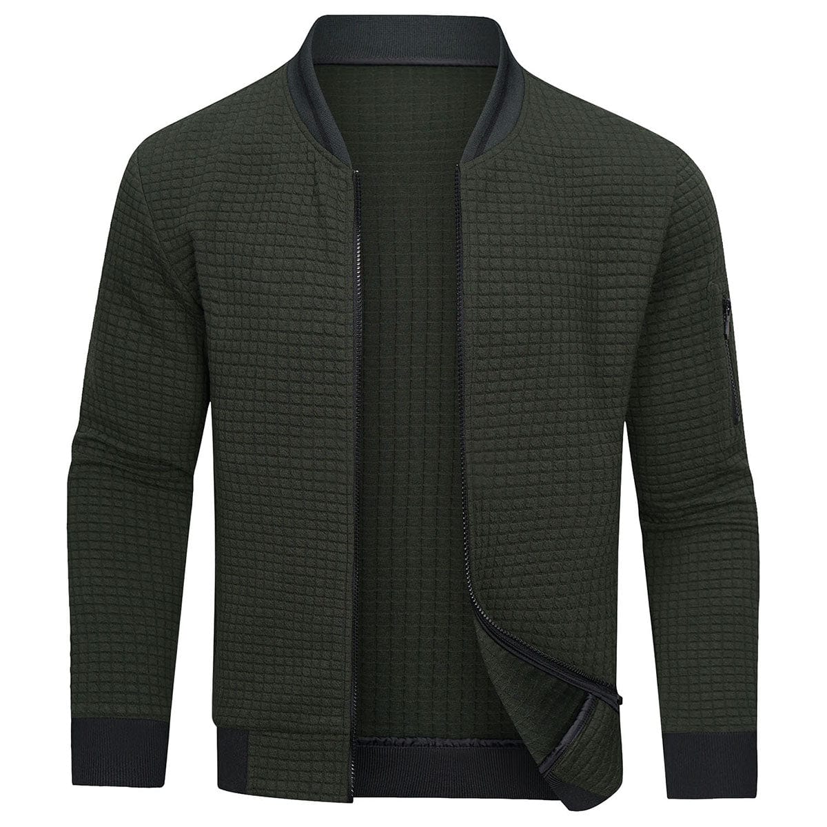Pablo – Structured Zip-Up Cardigan