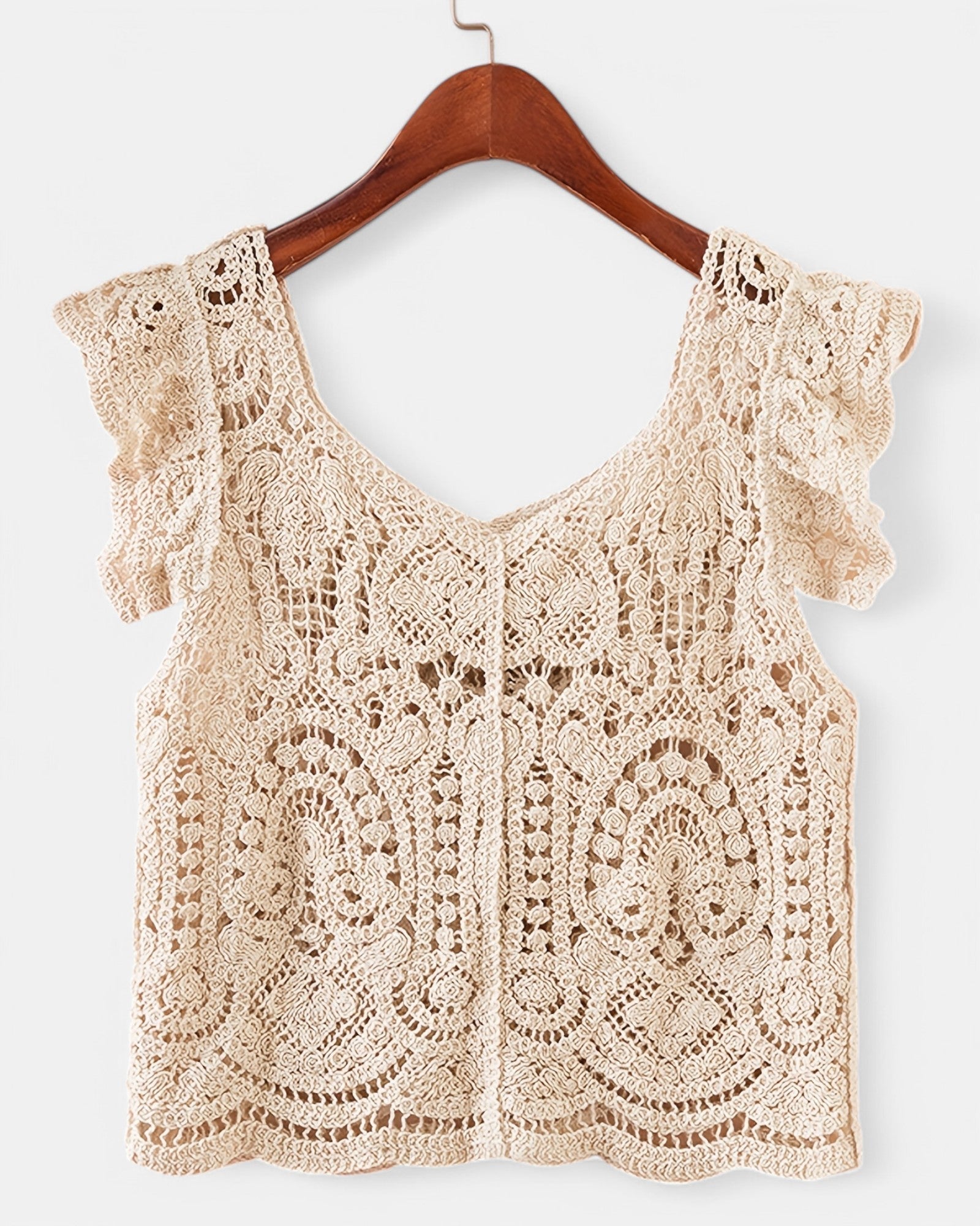Caroline – Elegant Boho Blouse with Button Placket