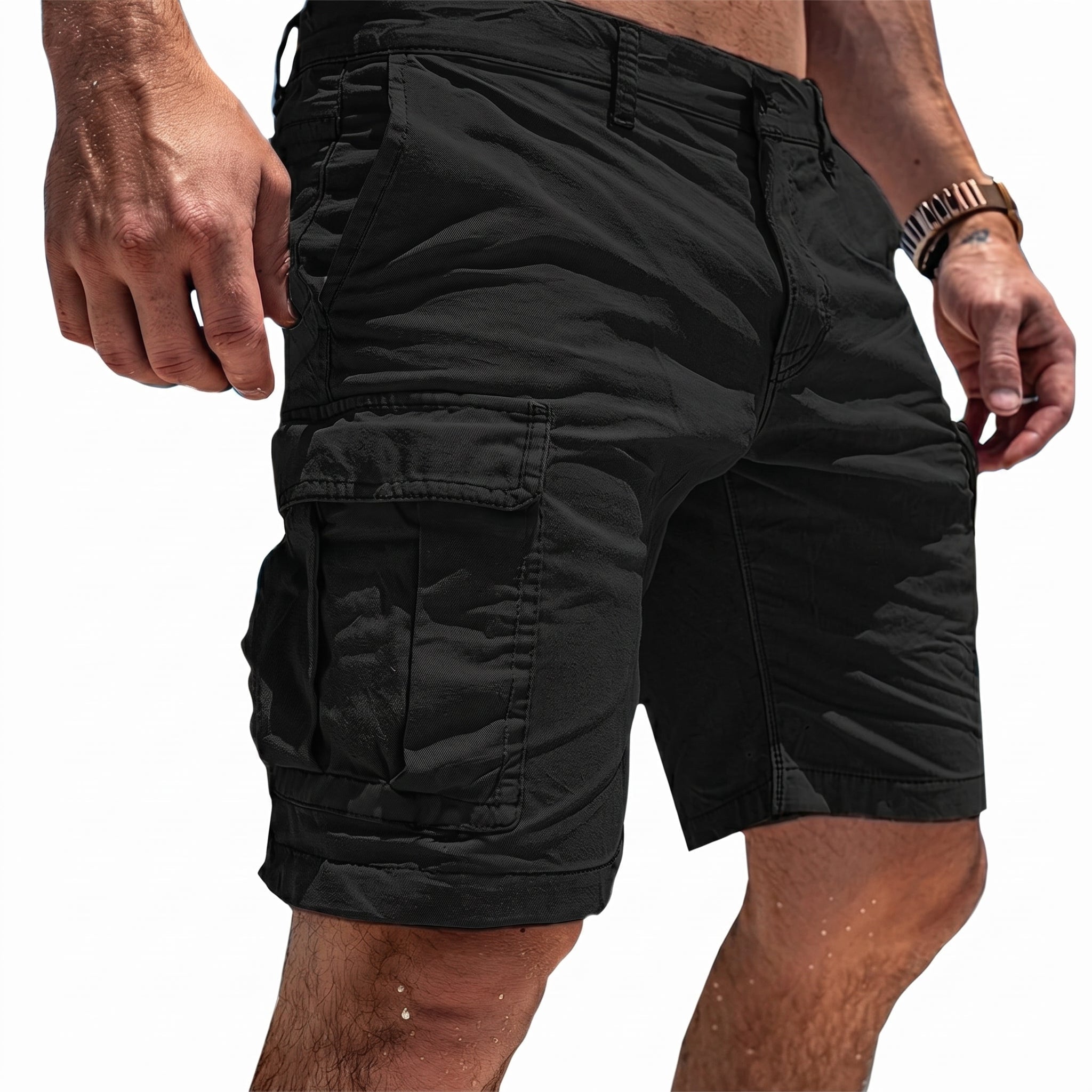 Charlie - Men's Casual Relaxed Fit Cargo Shorts