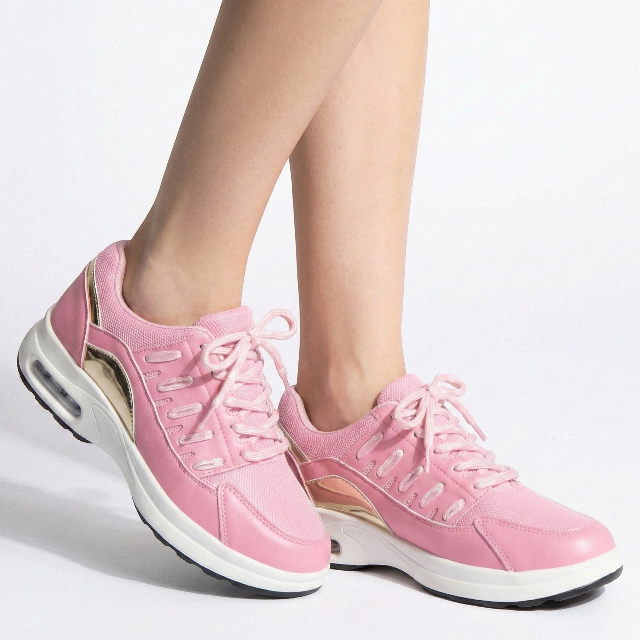 Chloe - Women's Orthopedic Cushioned Sneaker - Shoes - Red - Parker&Brooks
