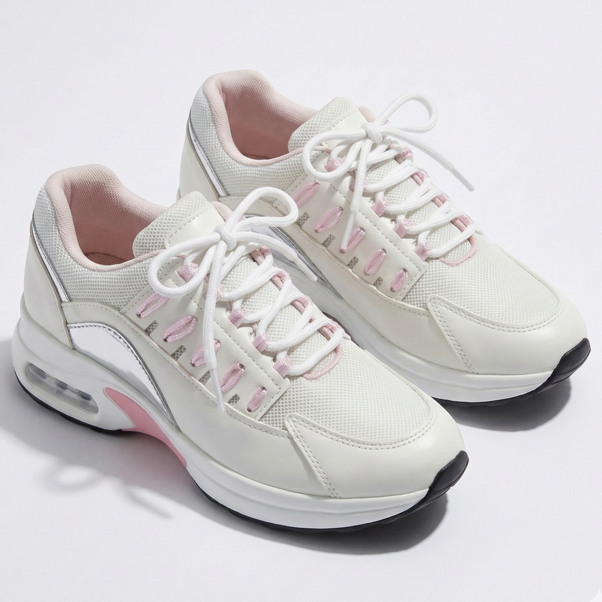 Chloe - Women's Orthopedic Cushioned Sneaker - Shoes - White - Parker&Brooks