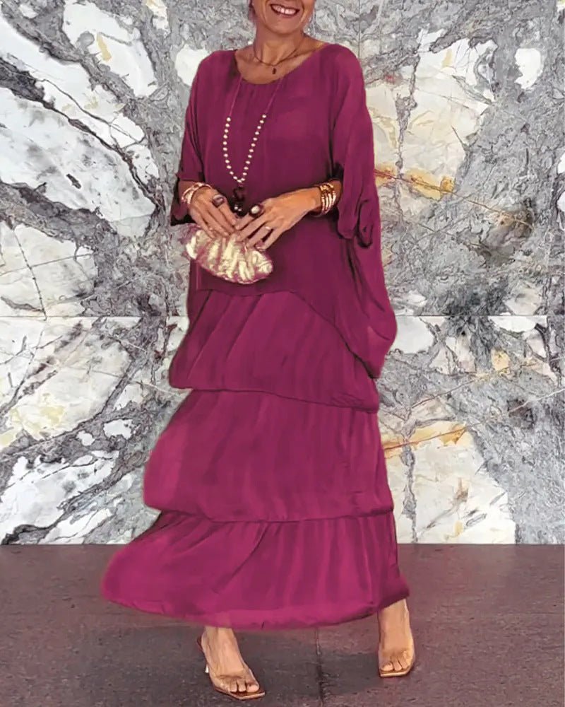 Clara – Elegant A-Line Maxi Dress