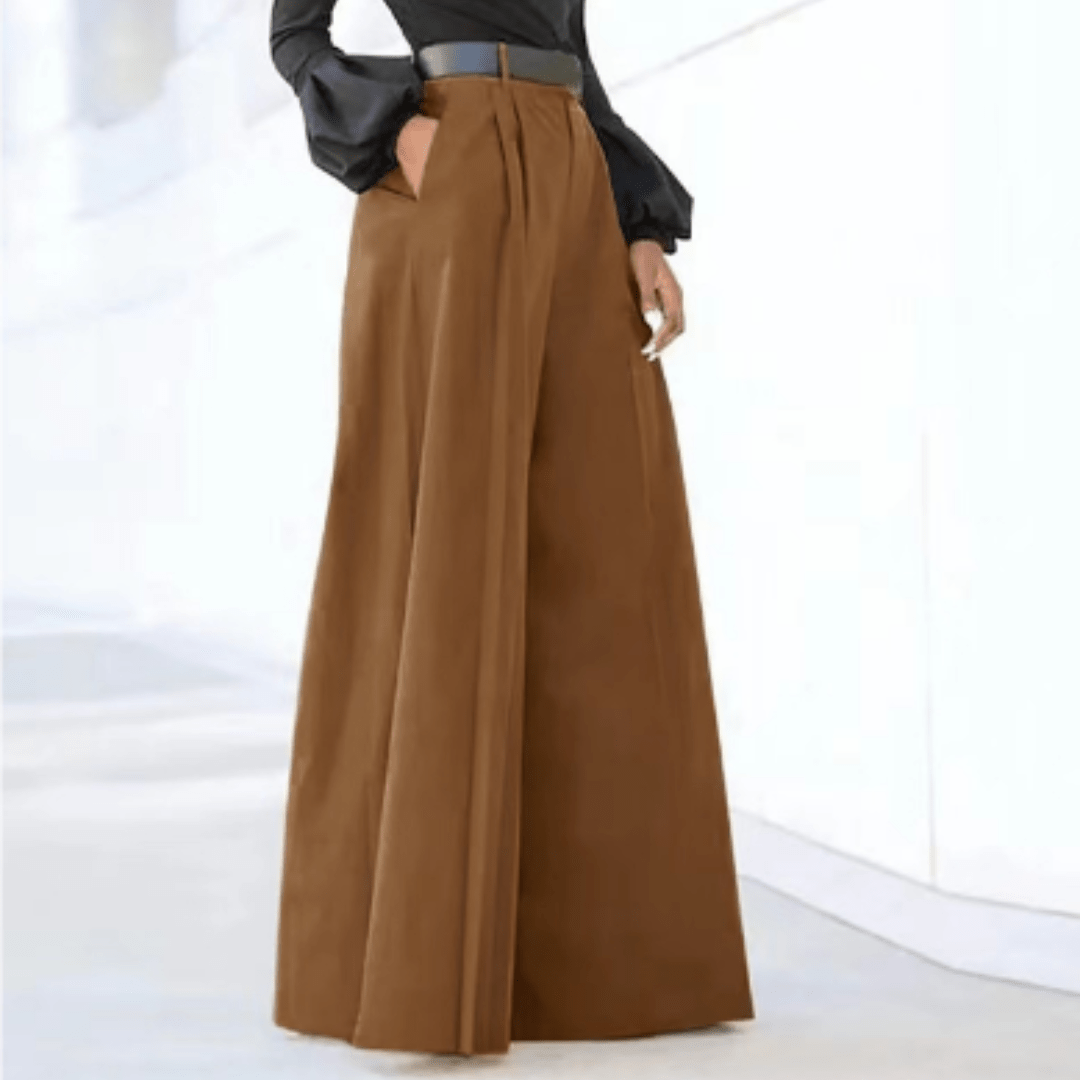 Clara – Elegant Wide Leg Trousers for Women