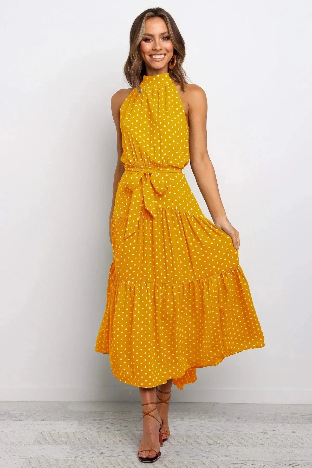 Clara – Polka-Dot Casual Summer Dress