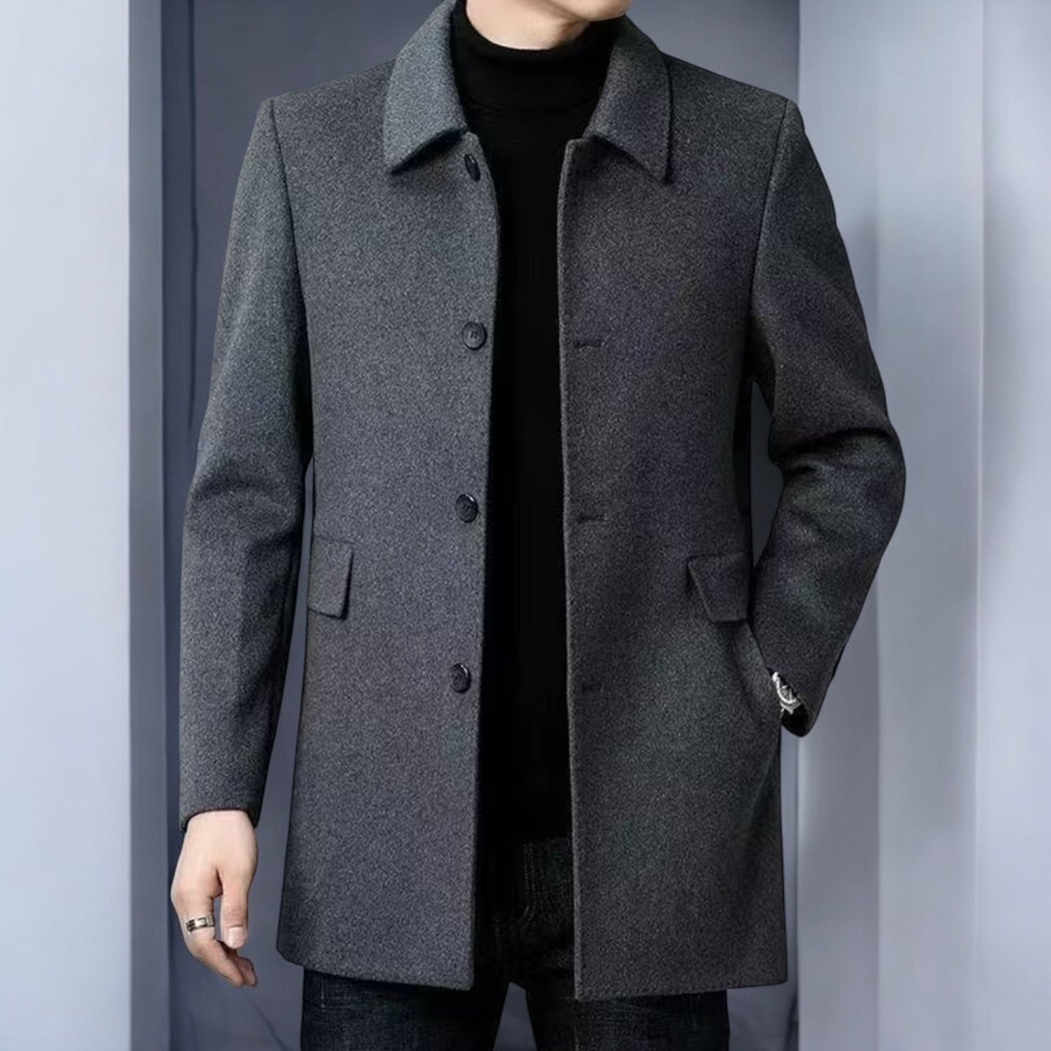 Eduard – Men's Coat Single-Breasted Winter