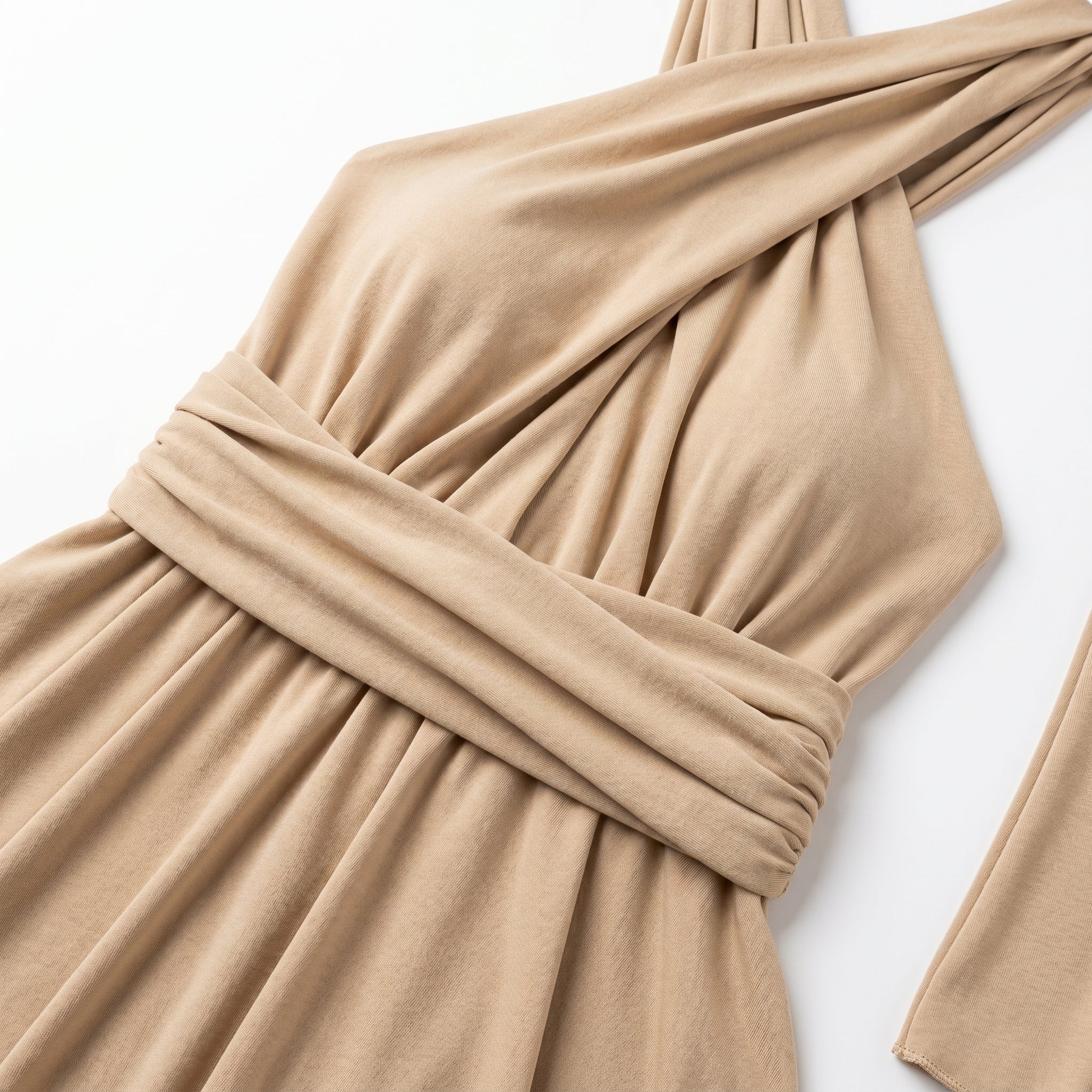 Danielle - Women's 3 - Way Wedding Guest Maxi Dress - Dress - Khaki - Parker&Brooks