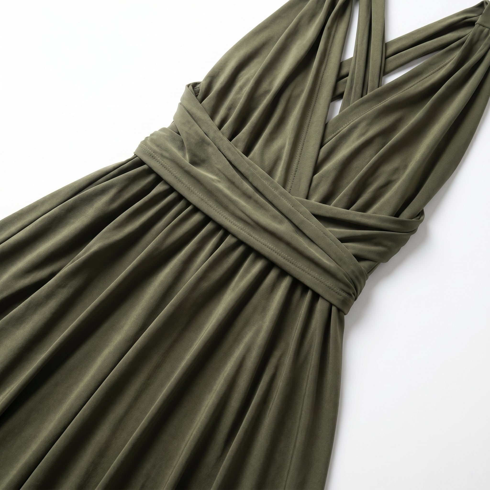 Danielle - Women's 3 - Way Wedding Guest Maxi Dress - Dress - Green - Parker&Brooks