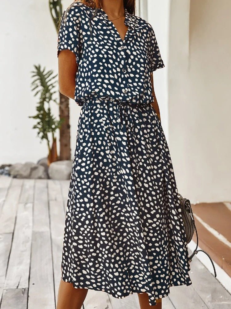 Dilara – Elegant Summer Dress with Floral Pattern