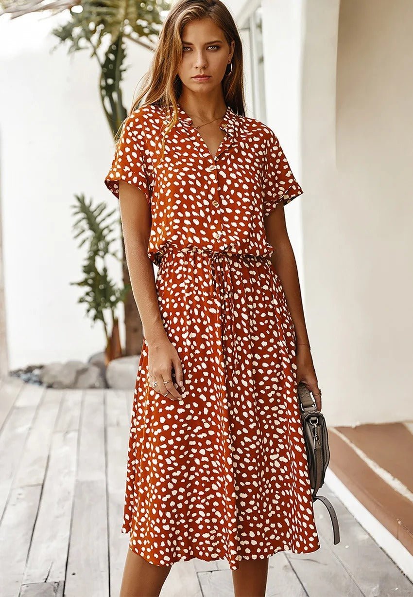Dilara – Elegant Summer Dress with Floral Pattern