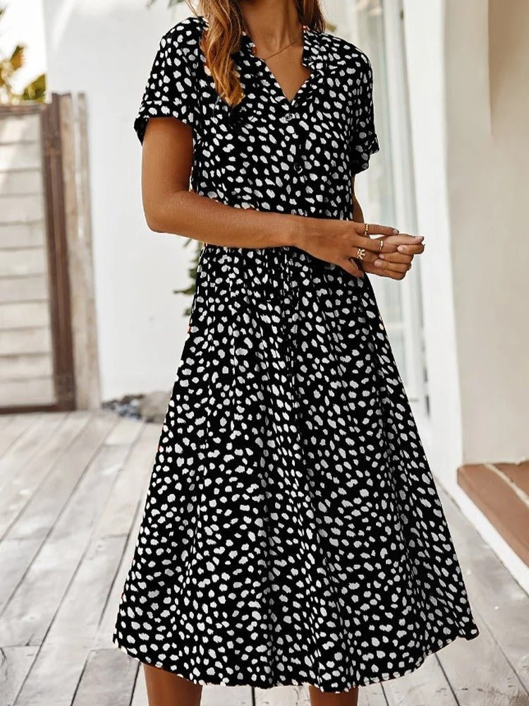 Dilara – Elegant Summer Dress with Floral Pattern