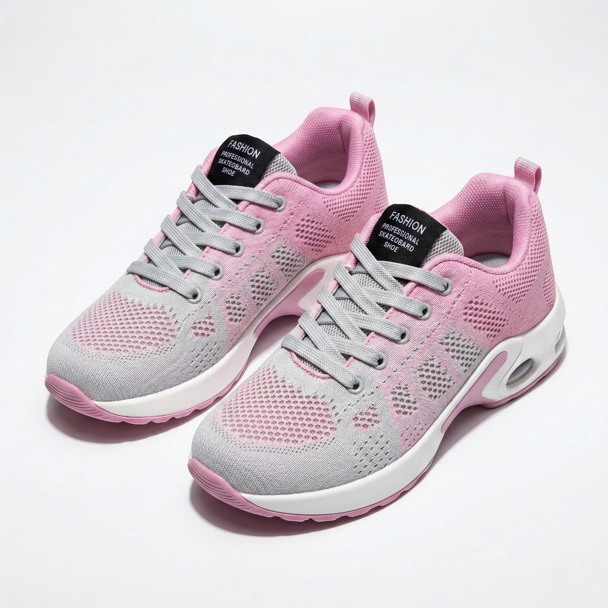 Ella - Women's Orthopedic Air Cushioning Sneakers - Sneakers - Pink - Parker&Brooks