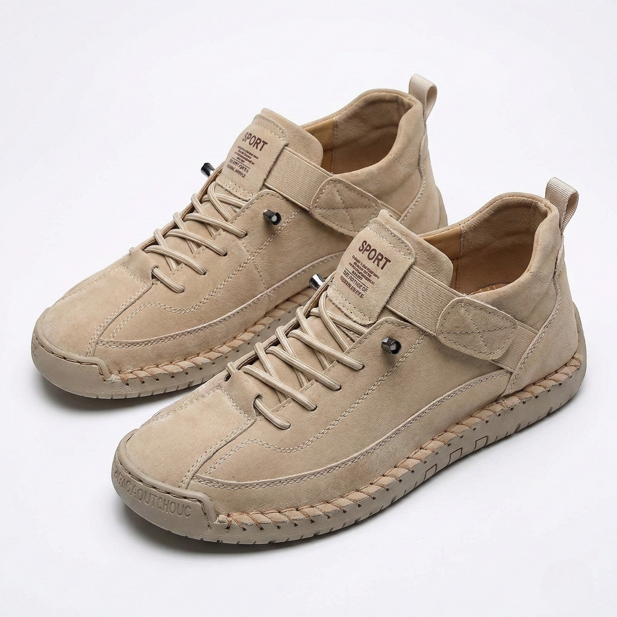 Elodie - Women's Lightweight Sneakers - Sneakers - Beige - Parker&Brooks