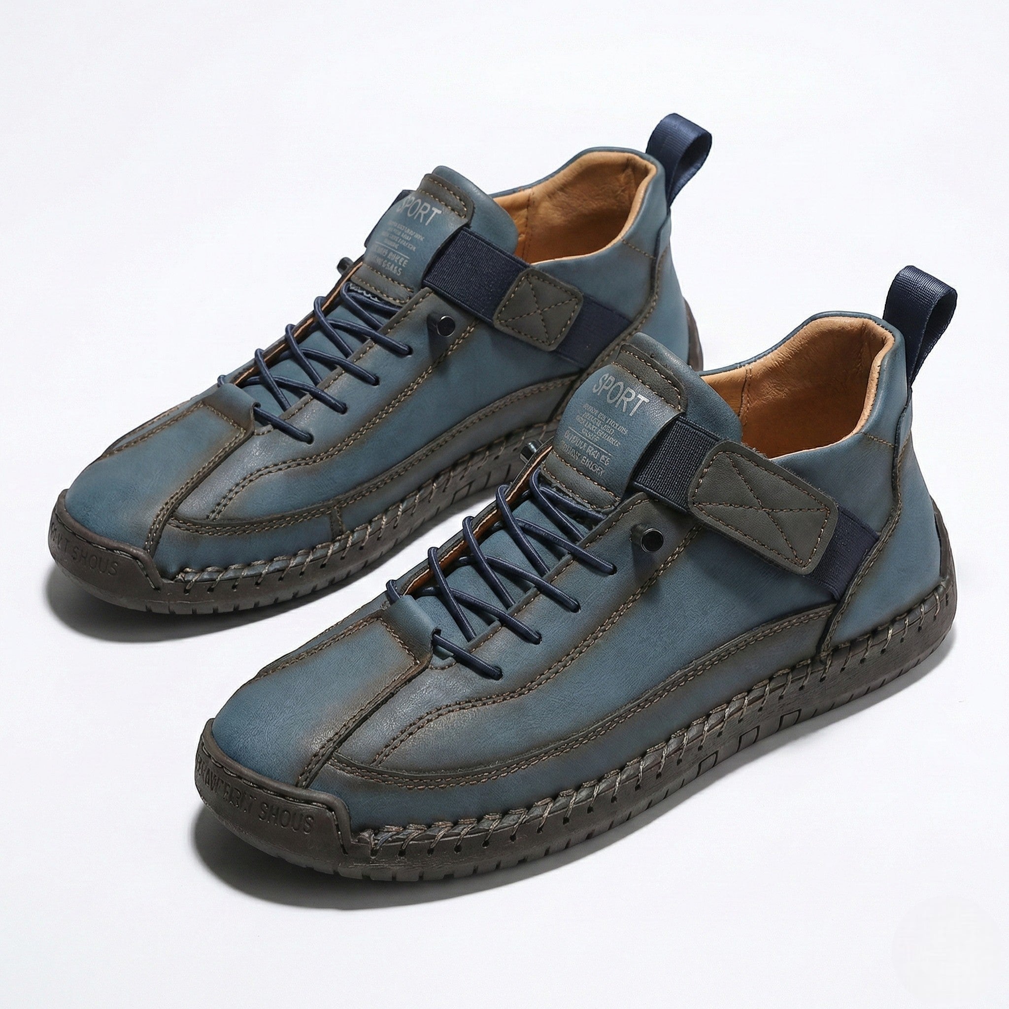Elodie - Women's Lightweight Sneakers - Sneakers - Navy - Parker&Brooks