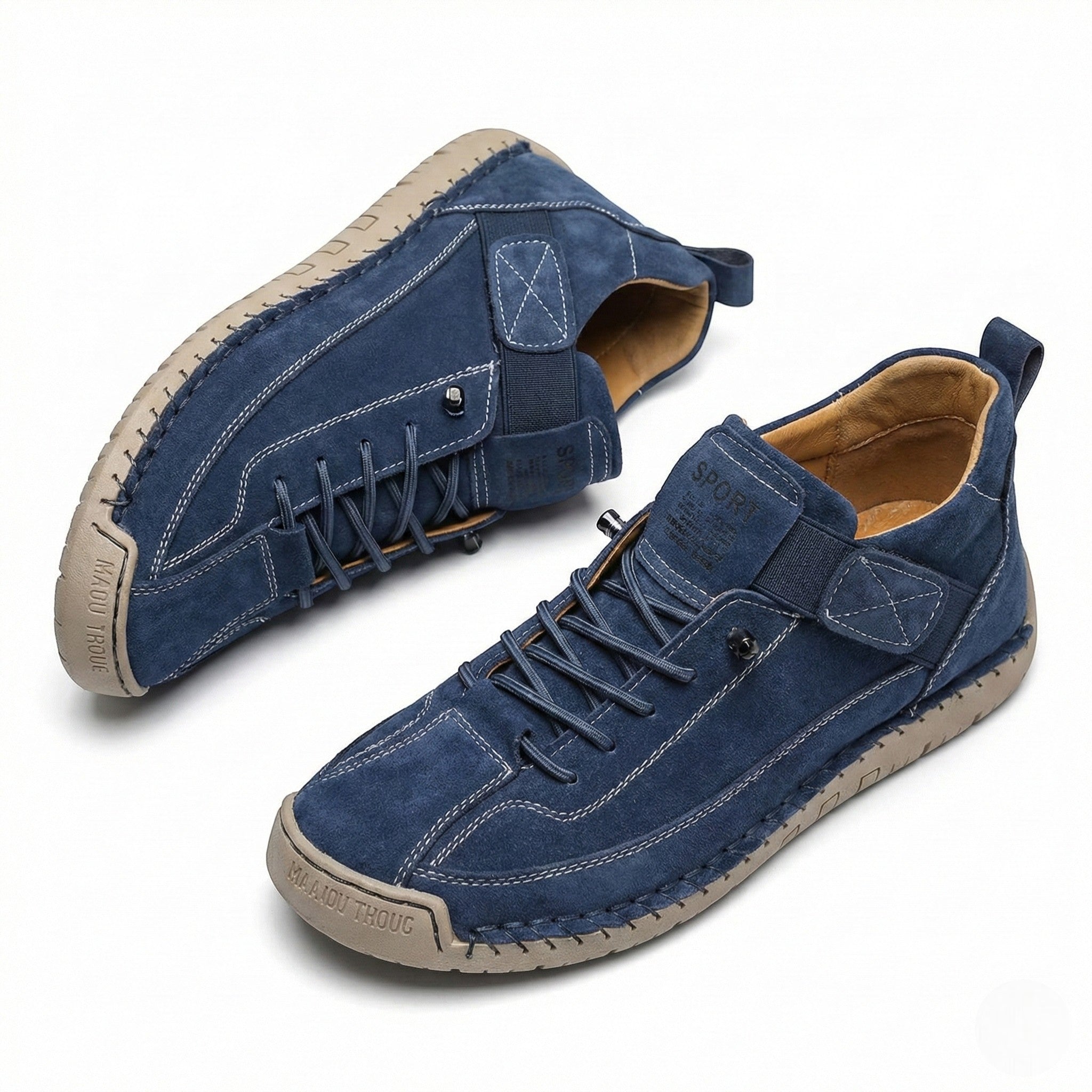 Elodie - Women's Lightweight Sneakers - Sneakers - Blue - Parker&Brooks