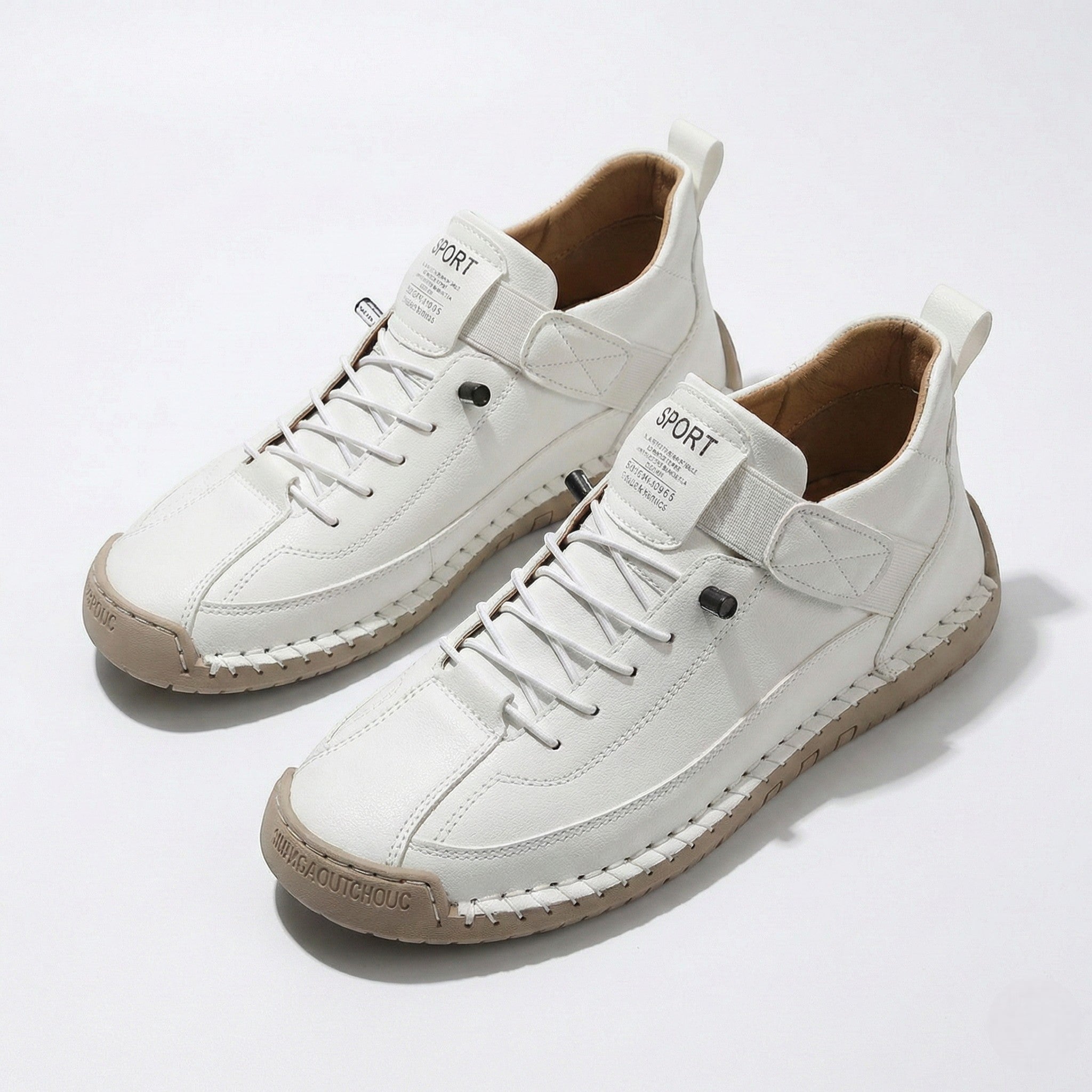 Elodie - Women's Lightweight Sneakers - Sneakers - White - Parker&Brooks