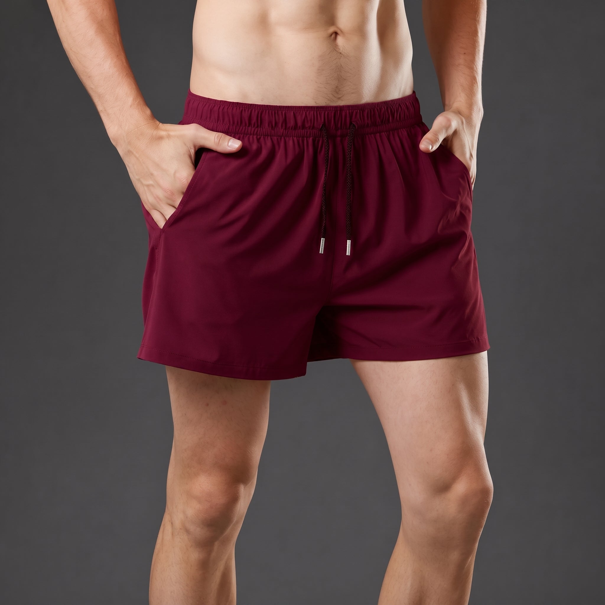 Fabian - Men's Summer Relaxed Fit Drawstring Swim Shorts