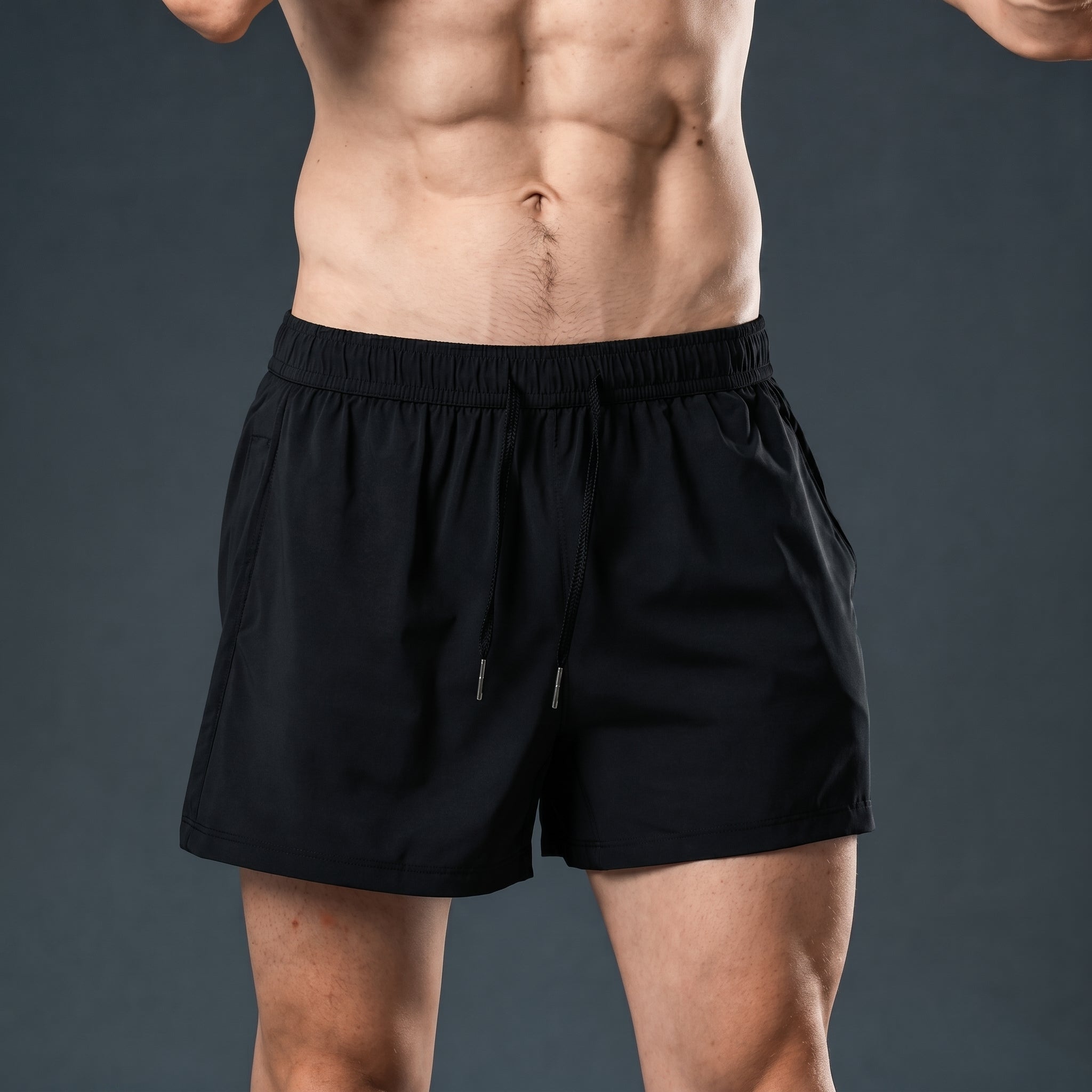 Fabian - Men's Summer Relaxed Fit Drawstring Swim Shorts