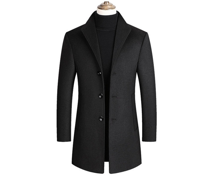 Falko - Classic Single-Breasted Coat