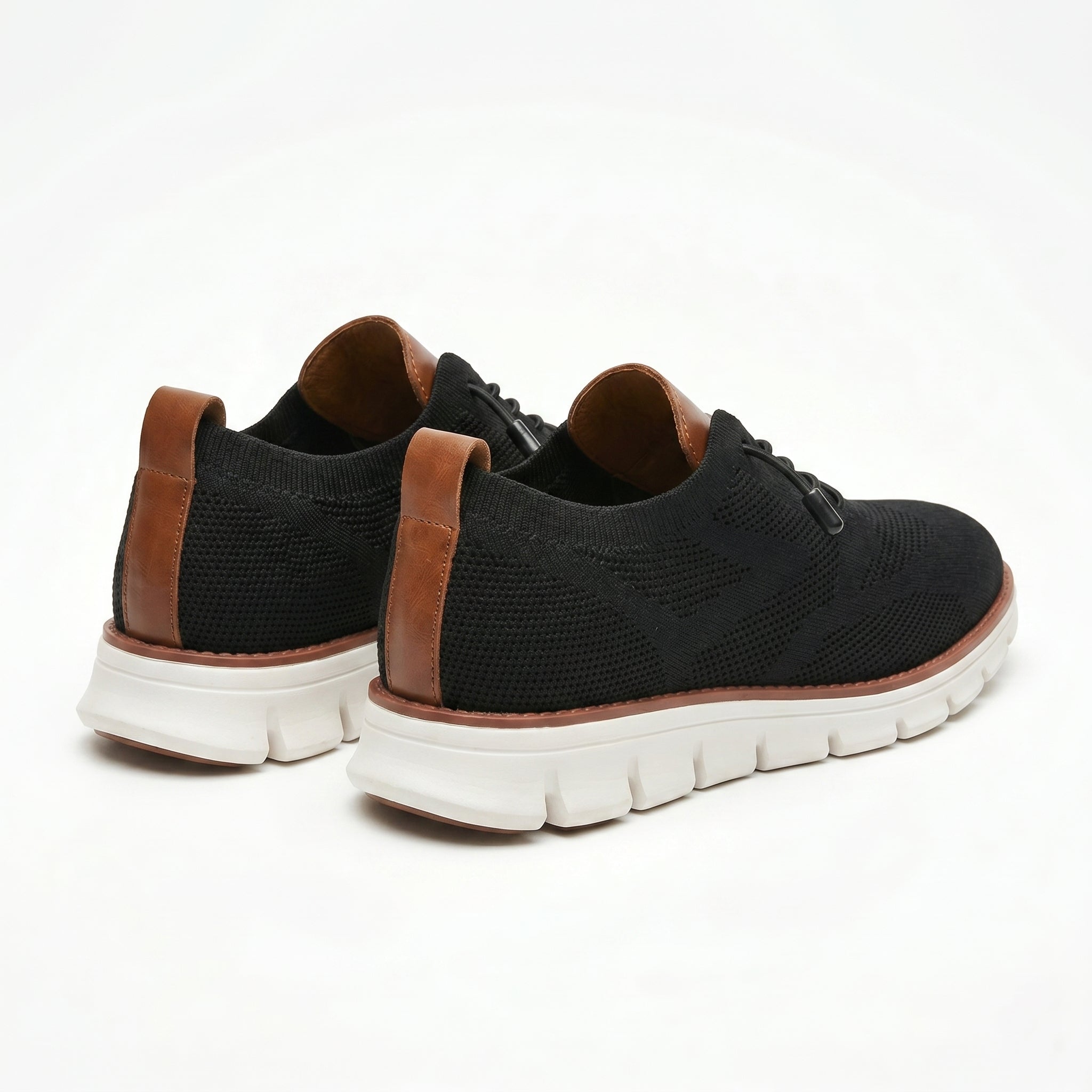 Harry - Men's Breathable Mesh Sneakers - Shoes - Black - Parker&Brooks