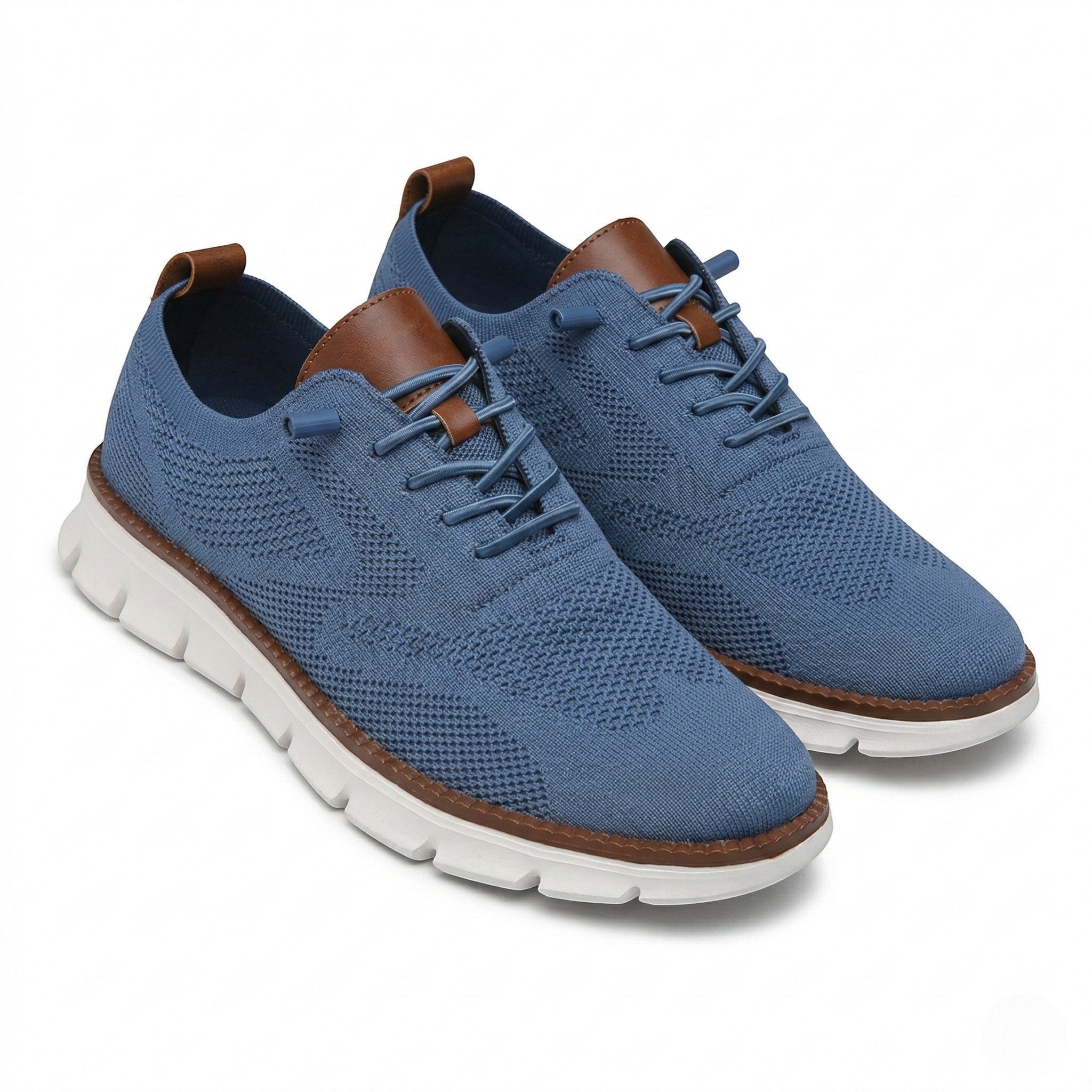 Harry - Men's Breathable Mesh Sneakers - Shoes - Blue - Parker&Brooks