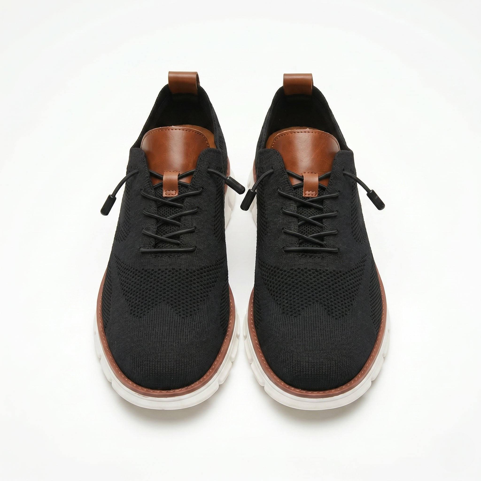 Harry - Men's Breathable Mesh Sneakers - Shoes - Black - Parker&Brooks