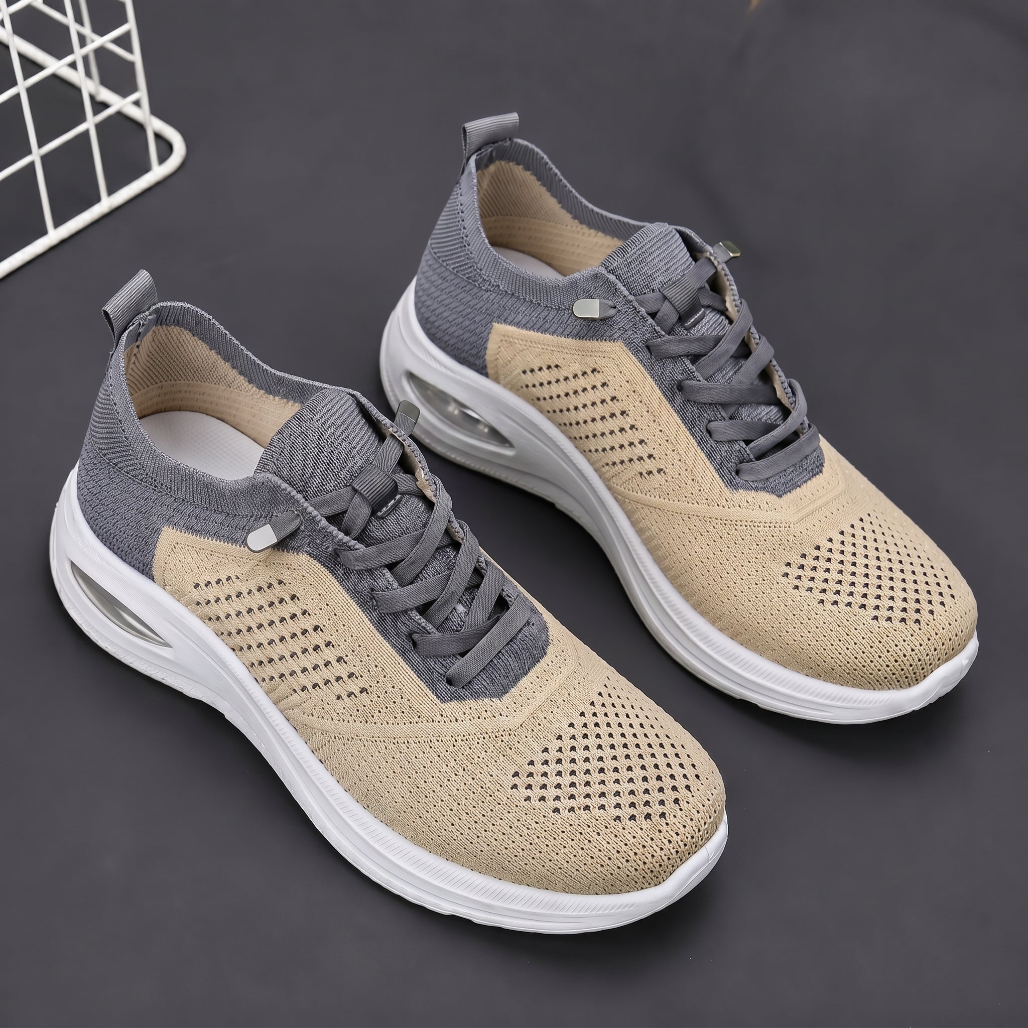 Helene - Women's Orthopedic Cushioned Sneaker - Orthopedic shoes - Beige - Parker&Brooks