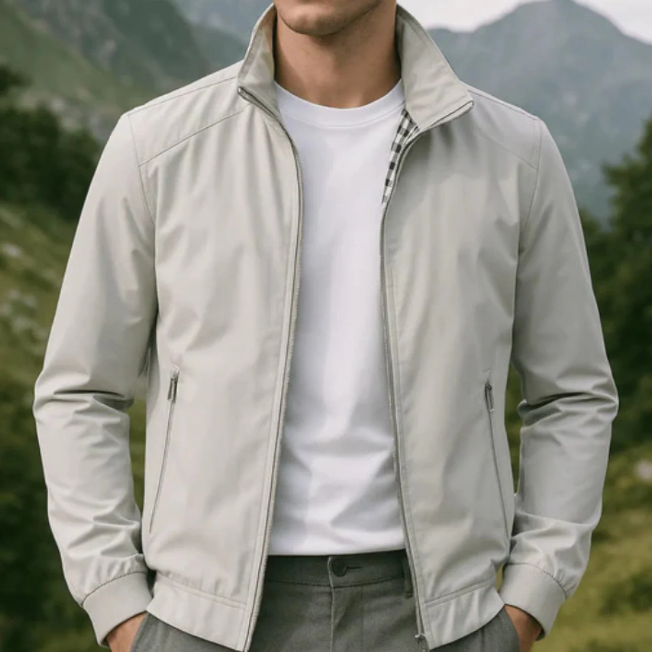 Adam – Lightweight Windproof Harrington Transition Jacket