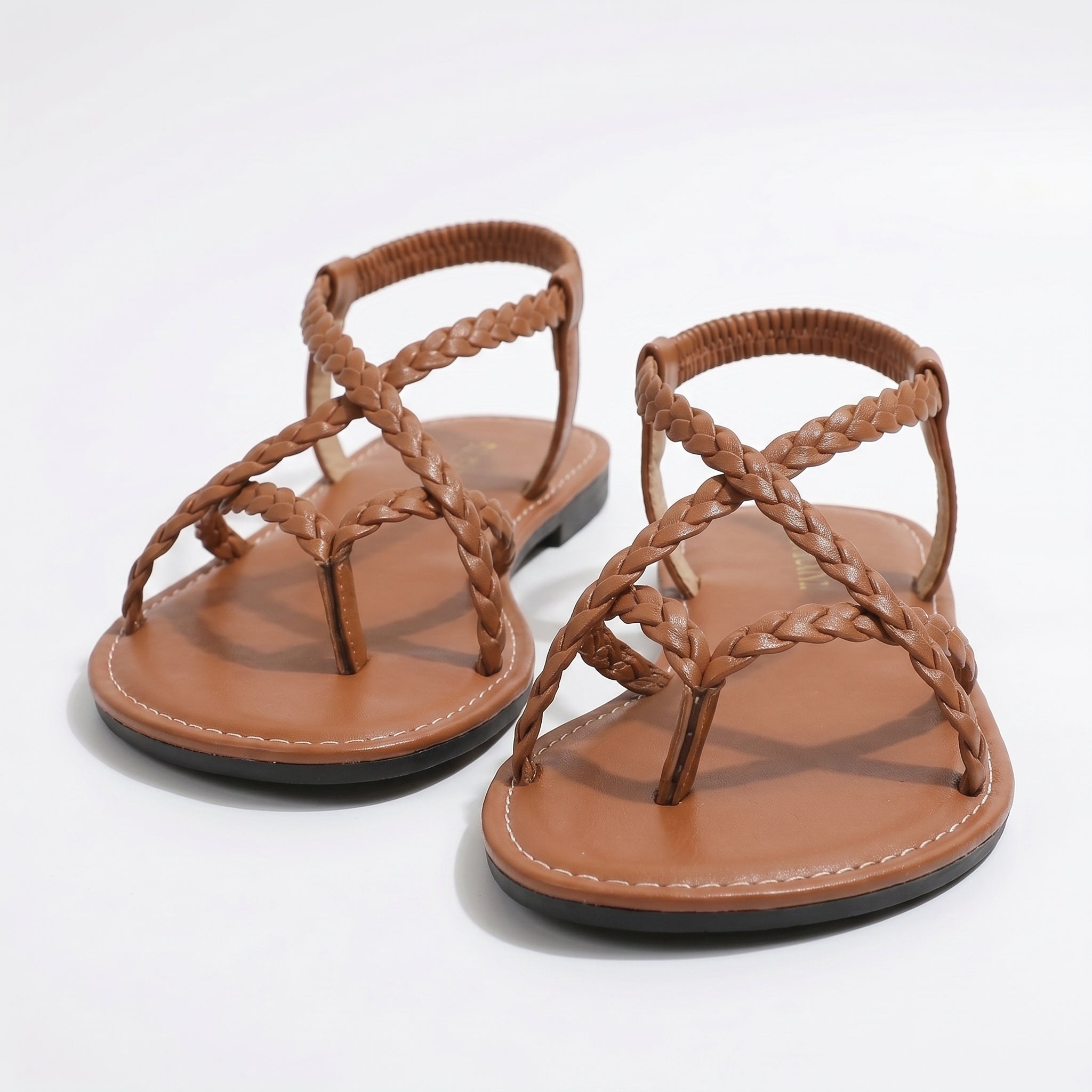 Imogen - Women's Strap Summer Sandals - Sandals - Brown - Parker&Brooks