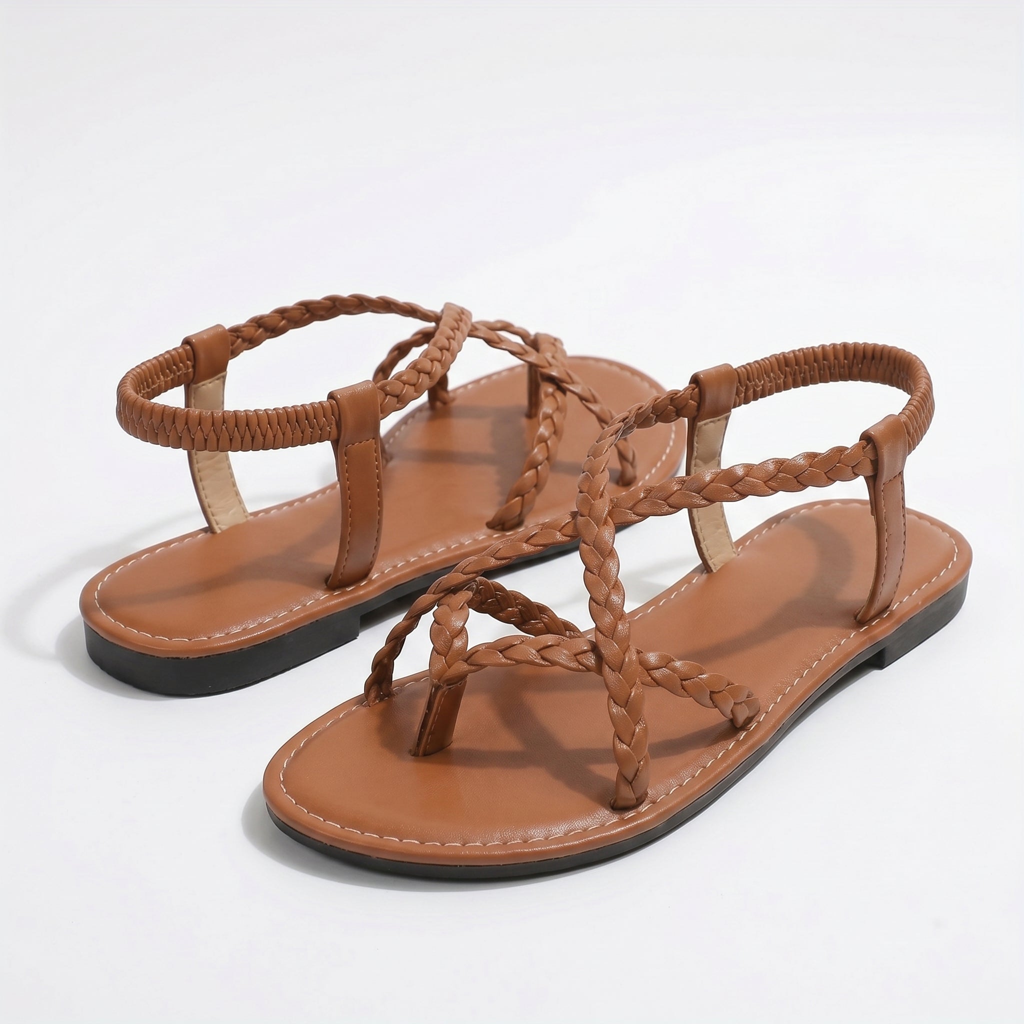 Imogen - Women's Strap Summer Sandals - Sandals - Brown - Parker&Brooks