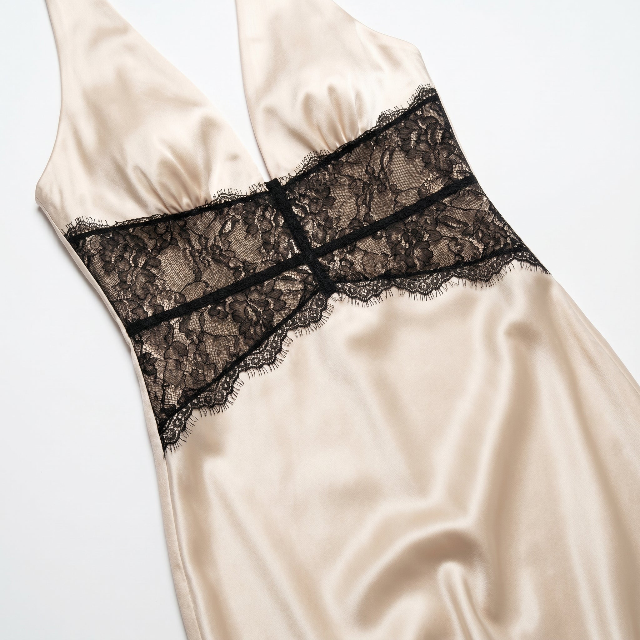 Imogen - Women's Summer Evening Lace Halter Maxi Dress - Maxi Dress - White - Parker&Brooks