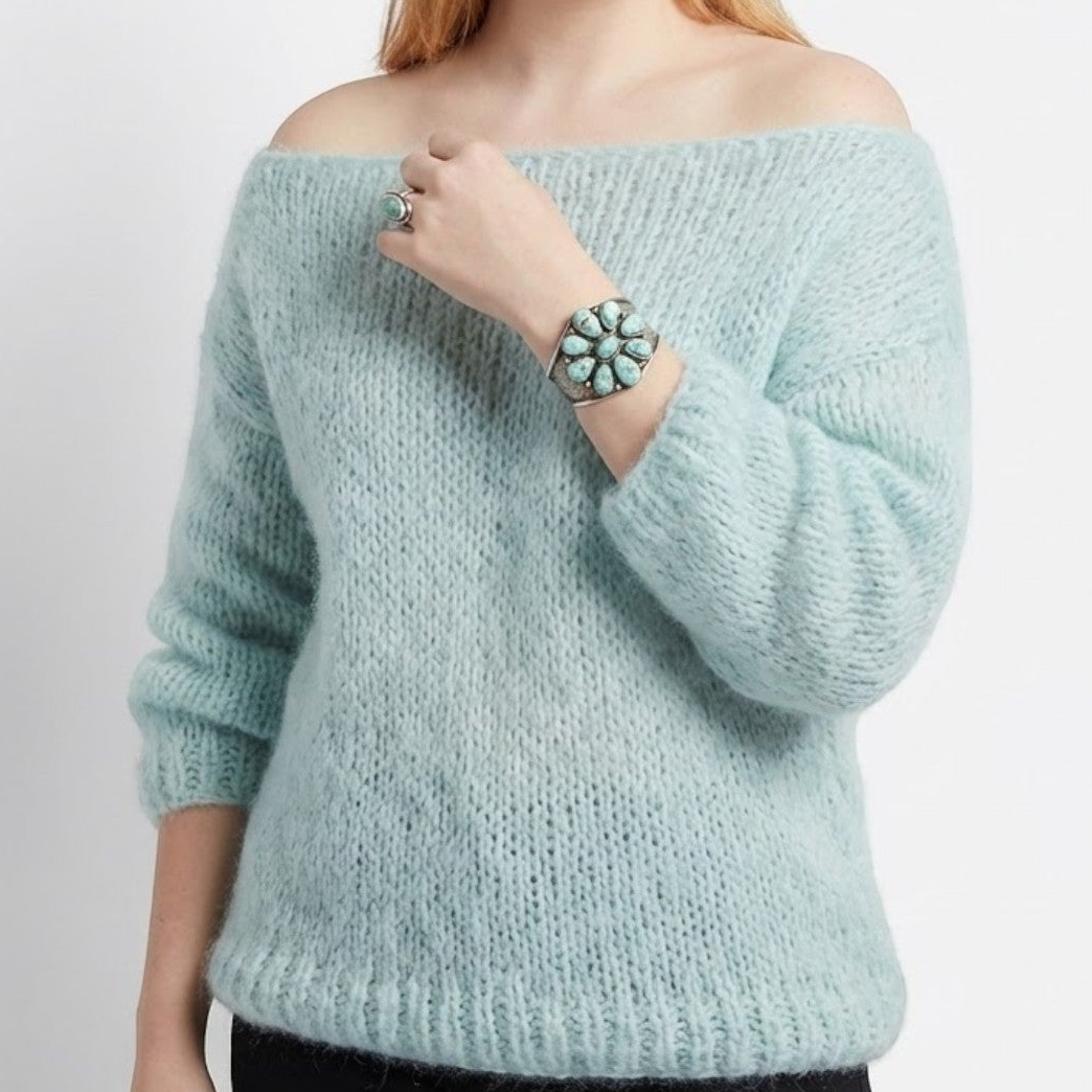 Inès – Women's Wool Chunky Knit Sweater