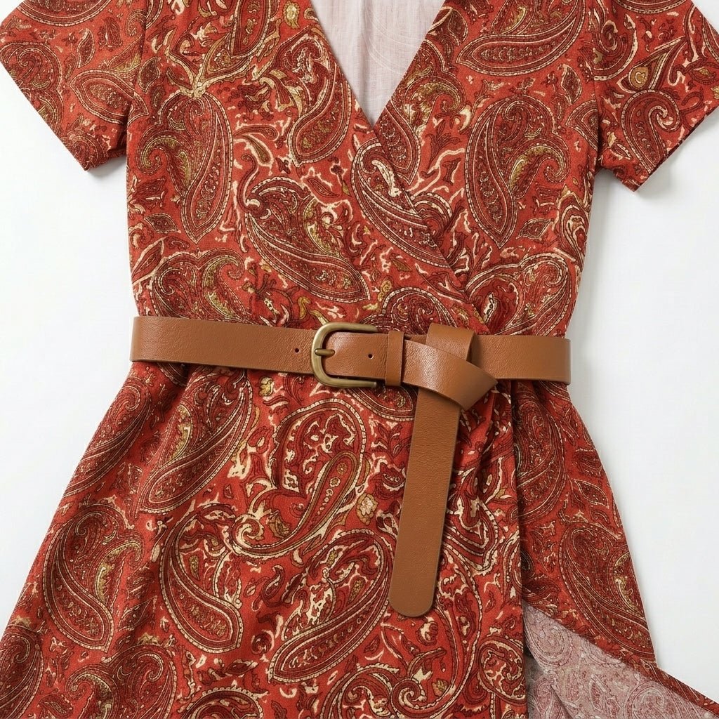 Isabella - Women's Bohemian Floral Maxi Dress - Dresses - Wine Red - Parker&Brooks